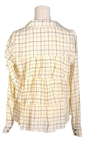 VERO MODA Women Button Down Tops Regular fit in Beige - Size M | 12.29 $ KOOP