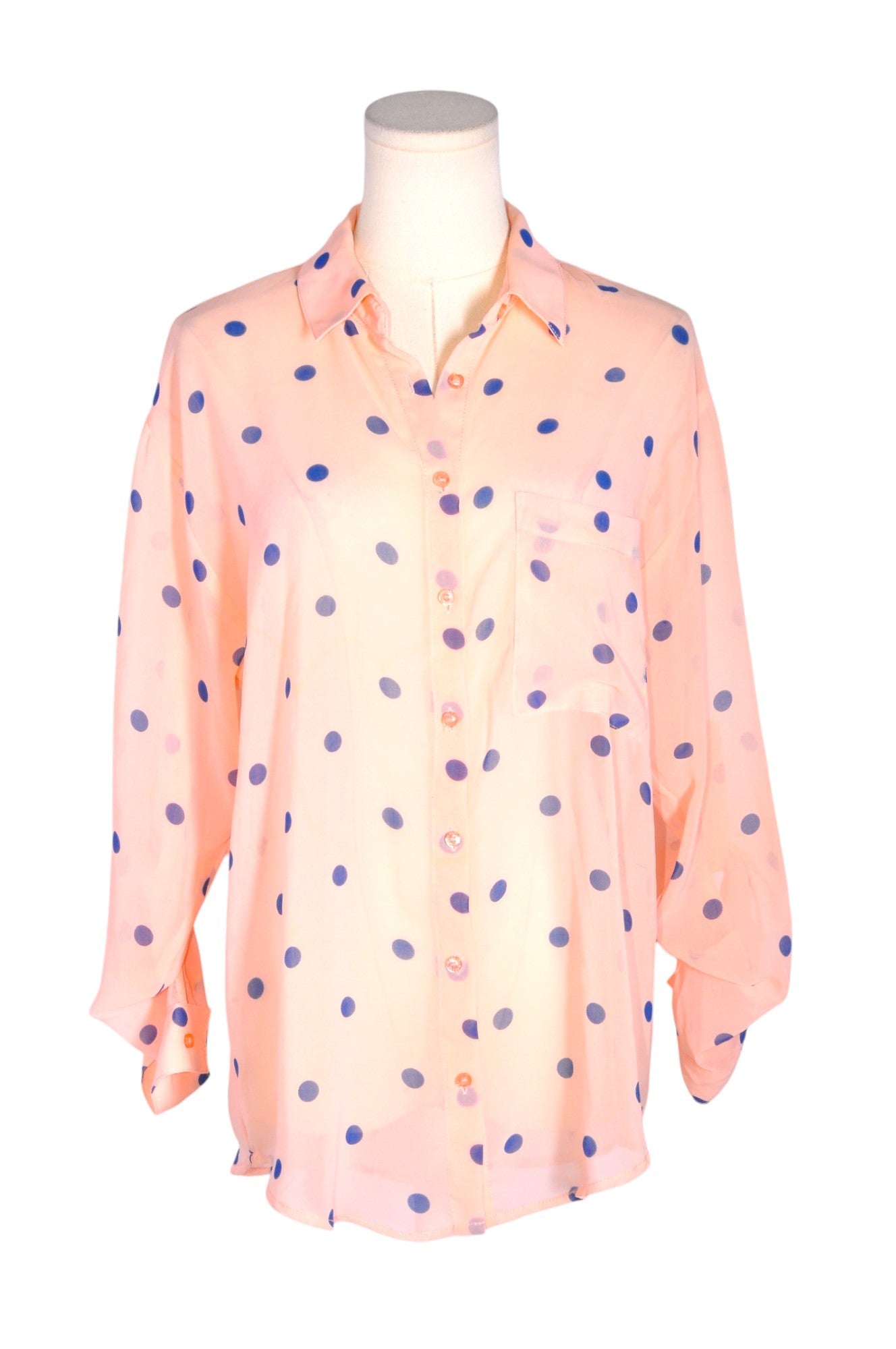 GARAGE Women Button Down Tops Regular fit in Pink - Size M | 11.15 $ KOOP
