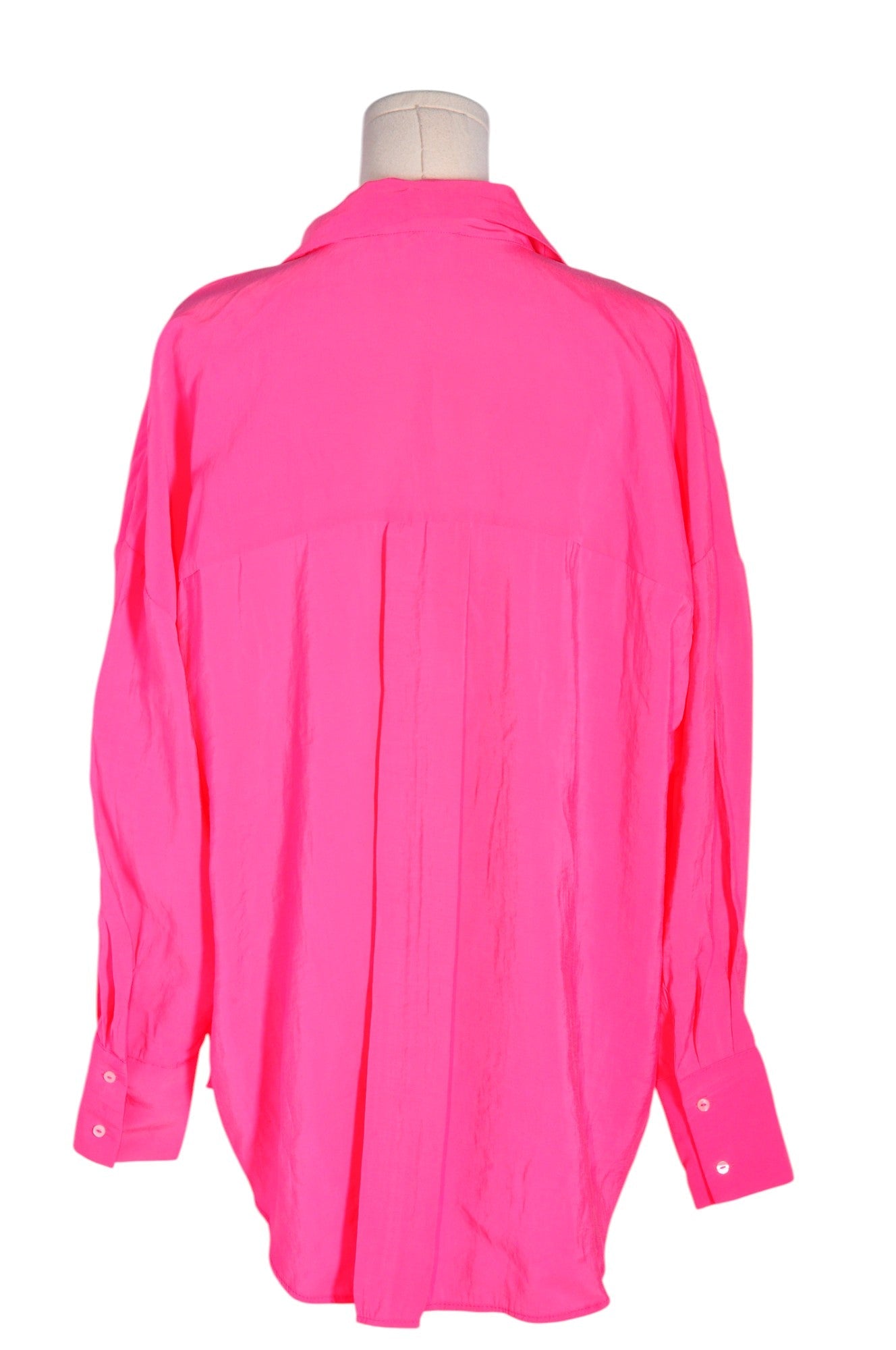 ONLY Women Button Down Tops Regular fit in Pink - Size L | 11.5 $ KOOP