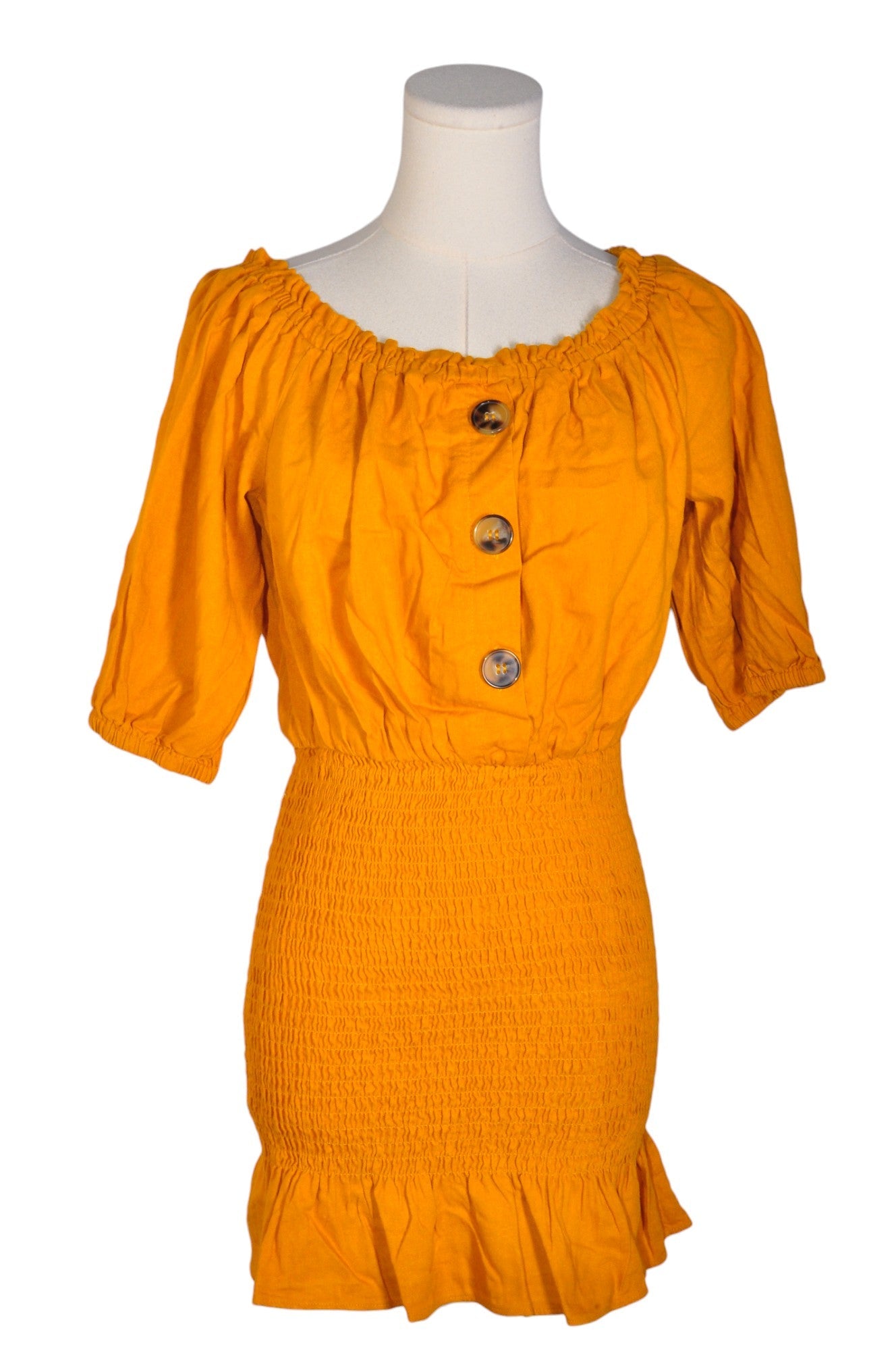 ZARA Women Midi Dresses Regular fit in Orange - Size M | 15.19 $ KOOP