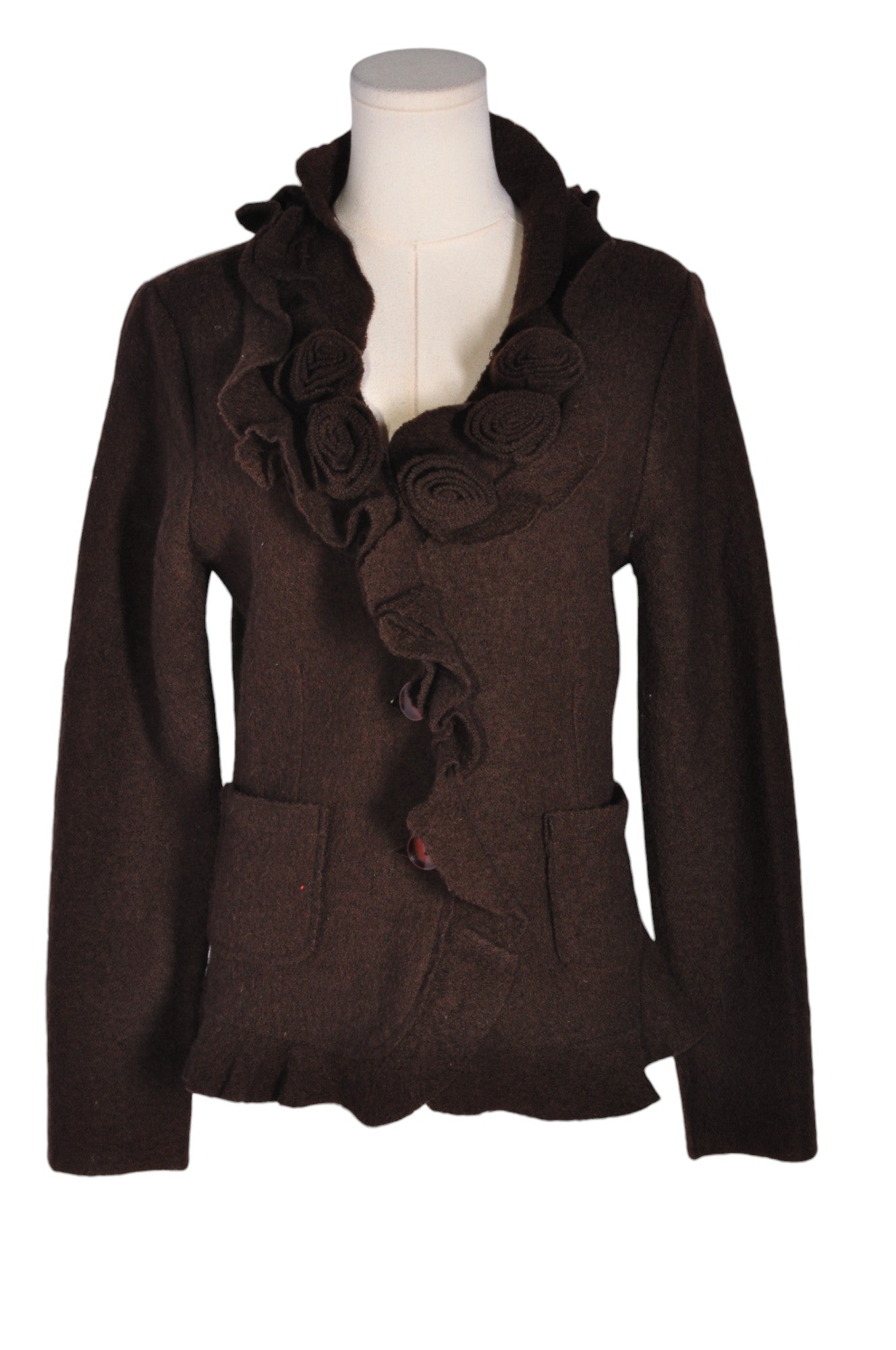 KENAR Women Cardigans Regular fit in Brown - Size S | 13.25 $ KOOP