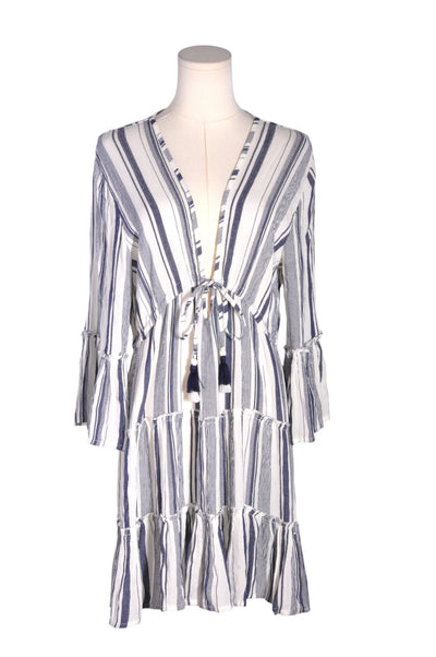 BLUE ISLAND Women Wrap Dresses Regular fit in White - Size M | 9.99 $ KOOP