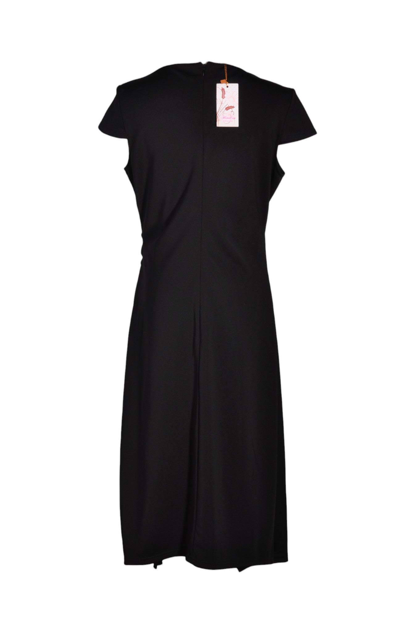 FLORAL-IN Women Wrap Dresses Regular fit in Black - Size L | 13.25 $ KOOP