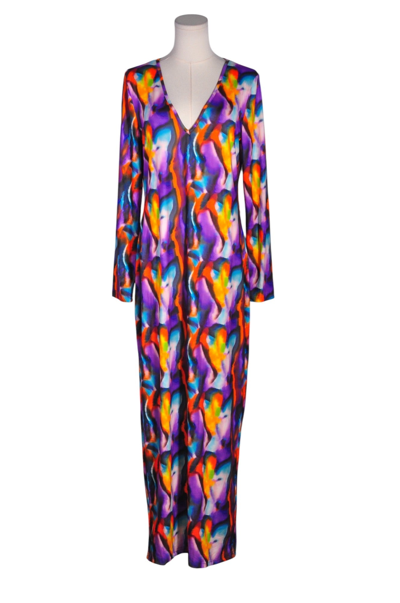 SHEIN Women Maxi Dresses Regular fit in Purple - Size 12 | 11.29 $ KOOP