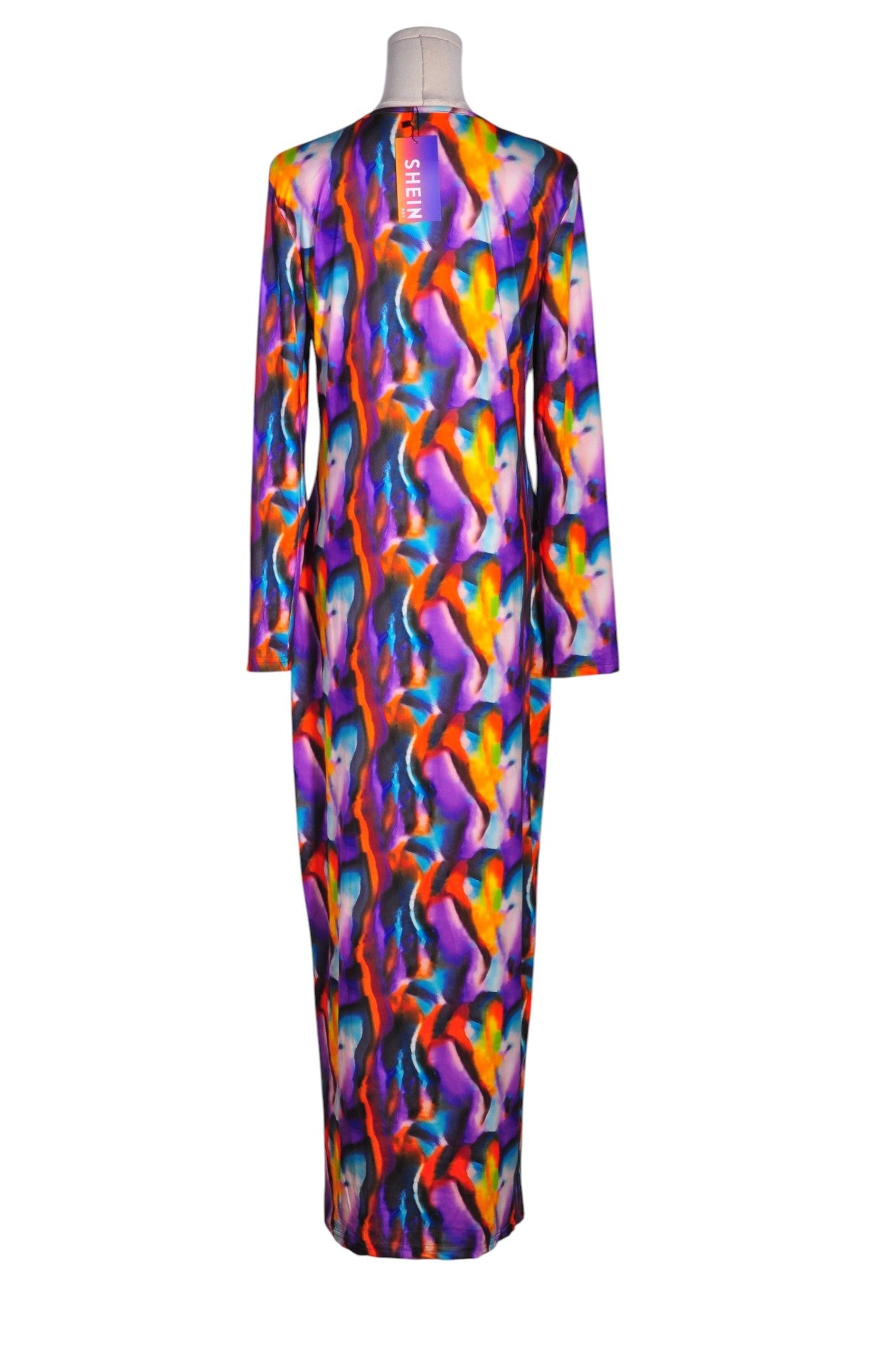 SHEIN Women Maxi Dresses Regular fit in Purple - Size 12 | 11.29 $ KOOP