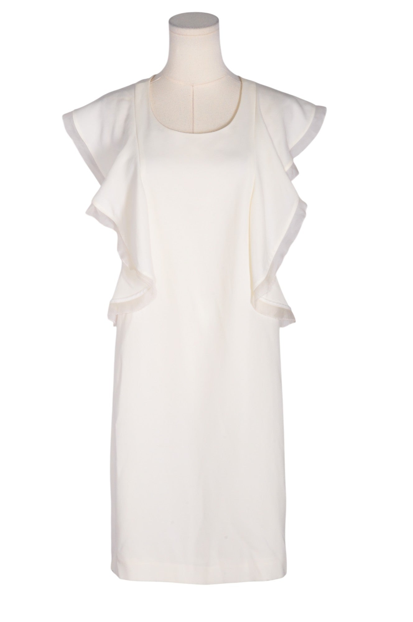 CLUB MONACO Women Drop Waist Dresses Regular fit in White - Size 6 | 74.29 $ KOOP