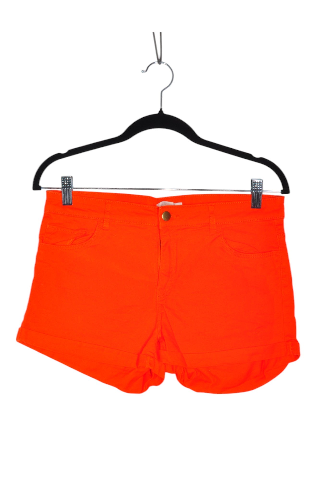 H&M Women Classic Shorts Regular fit in Orange - Size 8 | 12.99 $ KOOP