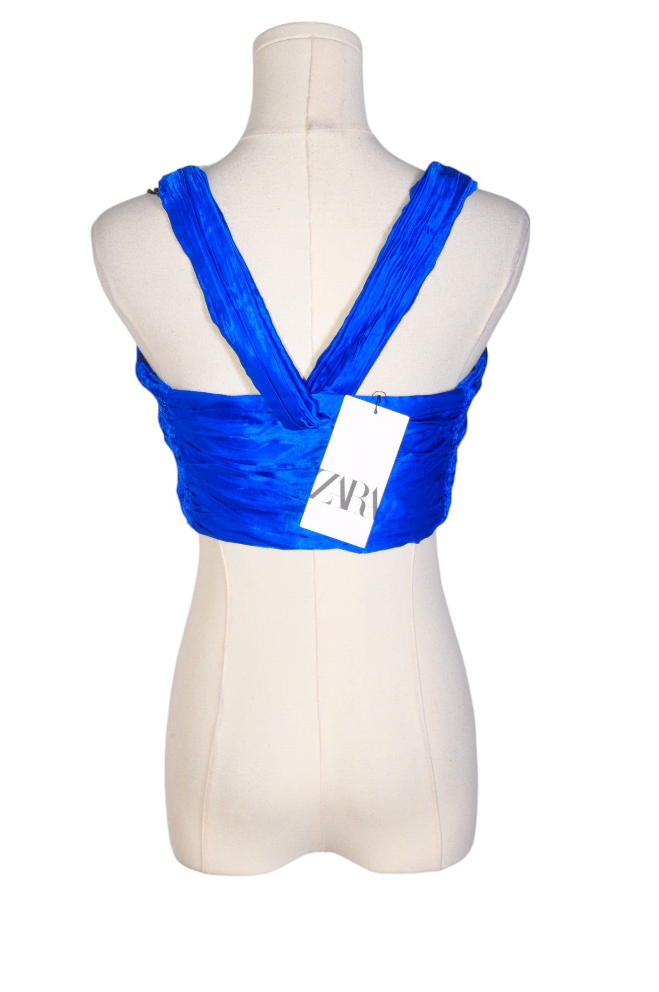 ZARA Women Crop Tops Regular fit in Blue - Size S | 17.89 $ KOOP