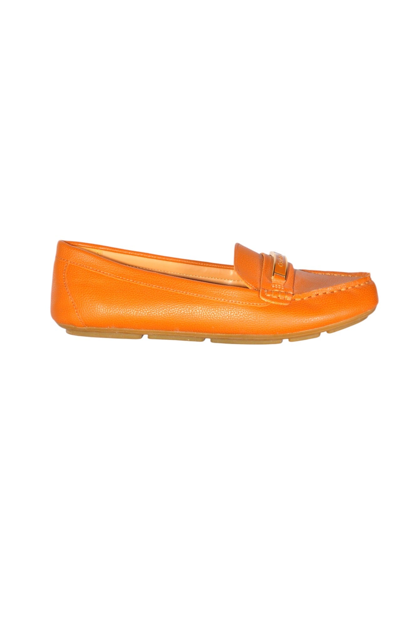 CALVIN KLEIN Women Flat Shoes Regular fit in Orange - Size 8.5 | 34.39 $ KOOP