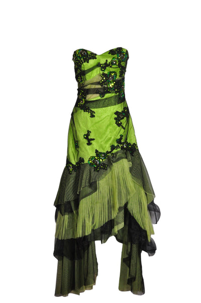 INTERLUDE Women High Low Dresses Regular fit in Green - Size M | 17.99 $ KOOP