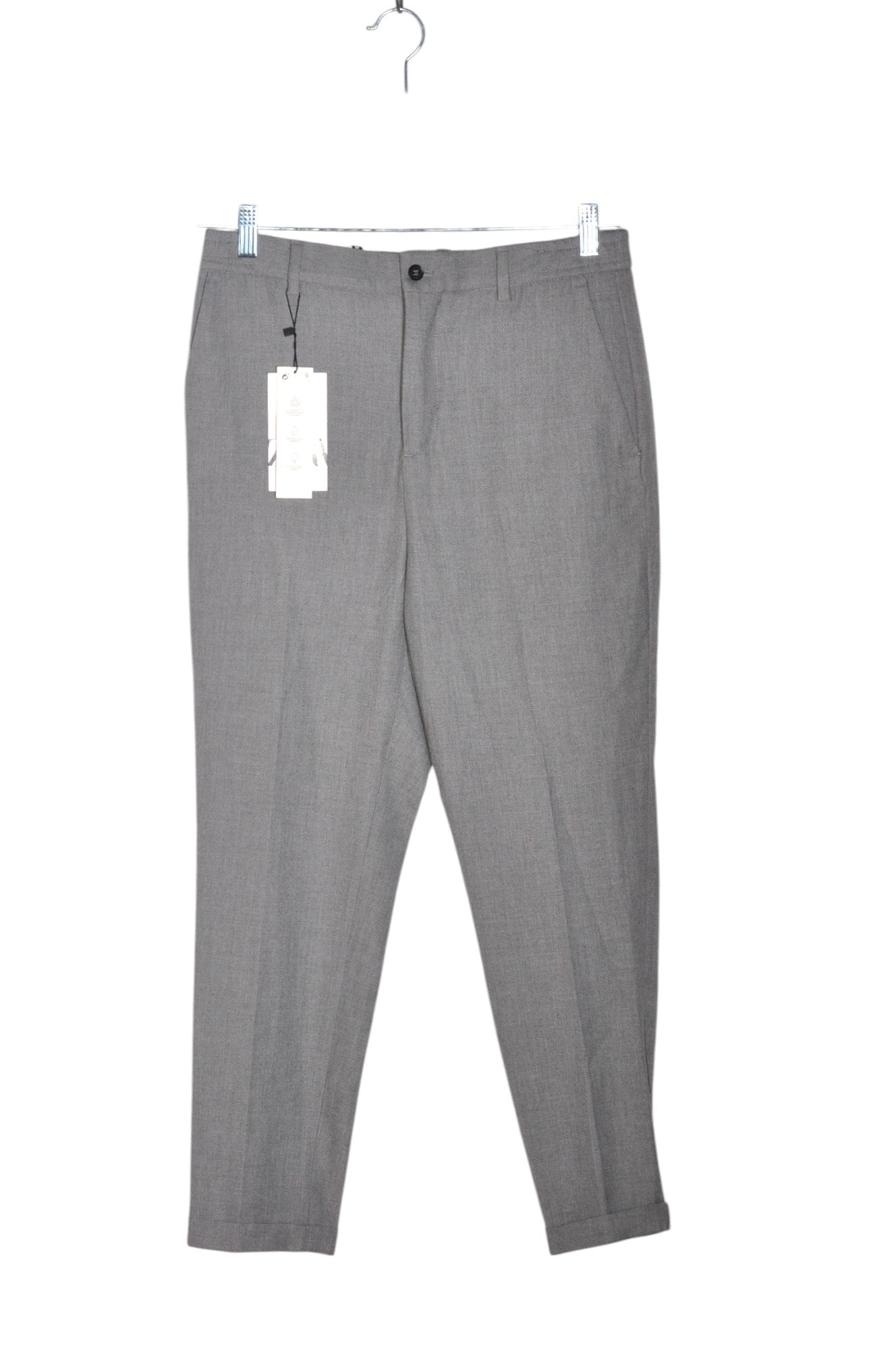 ZARA Women Work Pants Regular fit in Gray - Size M | 13.99 $ KOOP