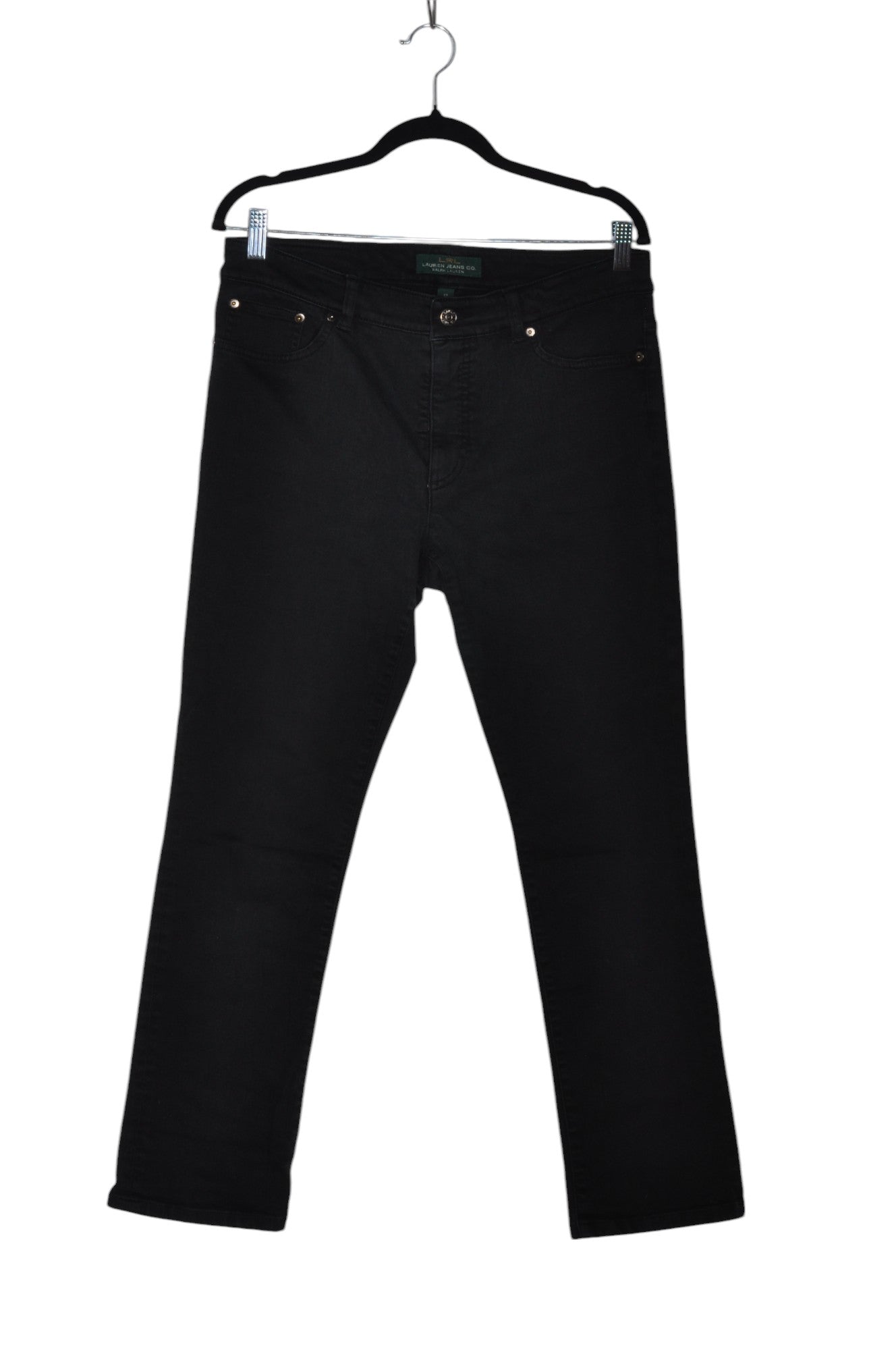 RALPH LAUREN Women Work Pants Regular fit in Black - Size 12 | 46.29 $ KOOP