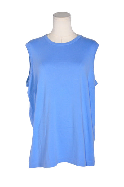 LAND'S END Women Tank Tops Regular fit in Blue - Size L | 22.3 $ KOOP