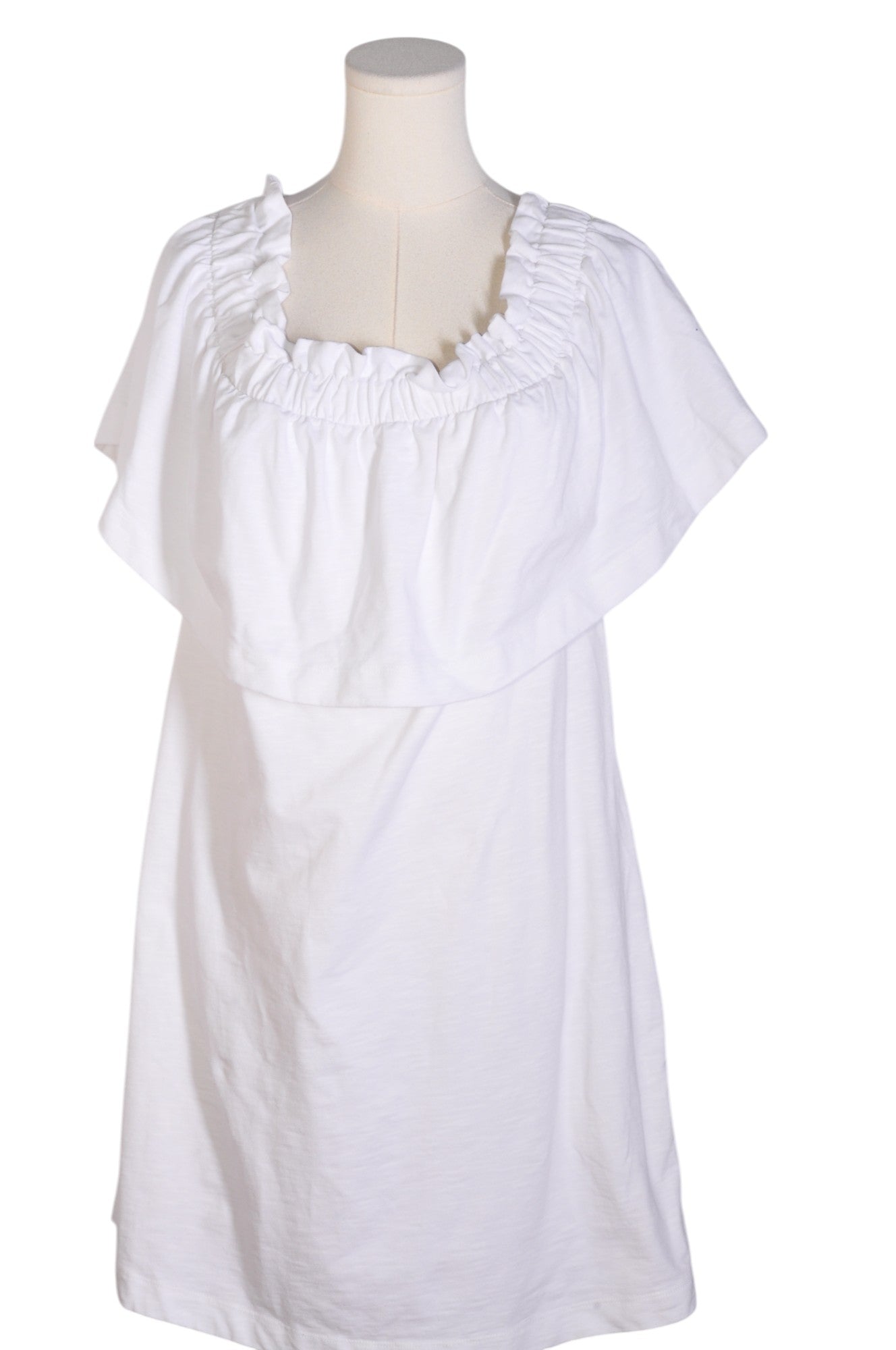 H&M Women Drop Waist Dresses Regular fit in White - Size L | 12.3 $ KOOP