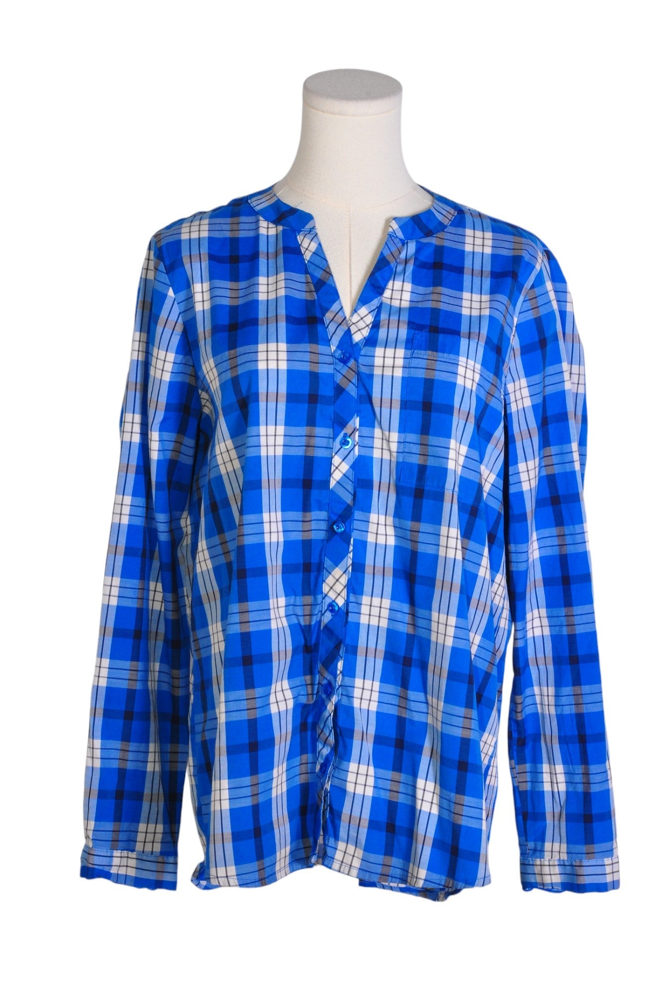 MAGAZINE Women Button Down Tops Regular fit in Blue - Size L | 13.25 $ KOOP