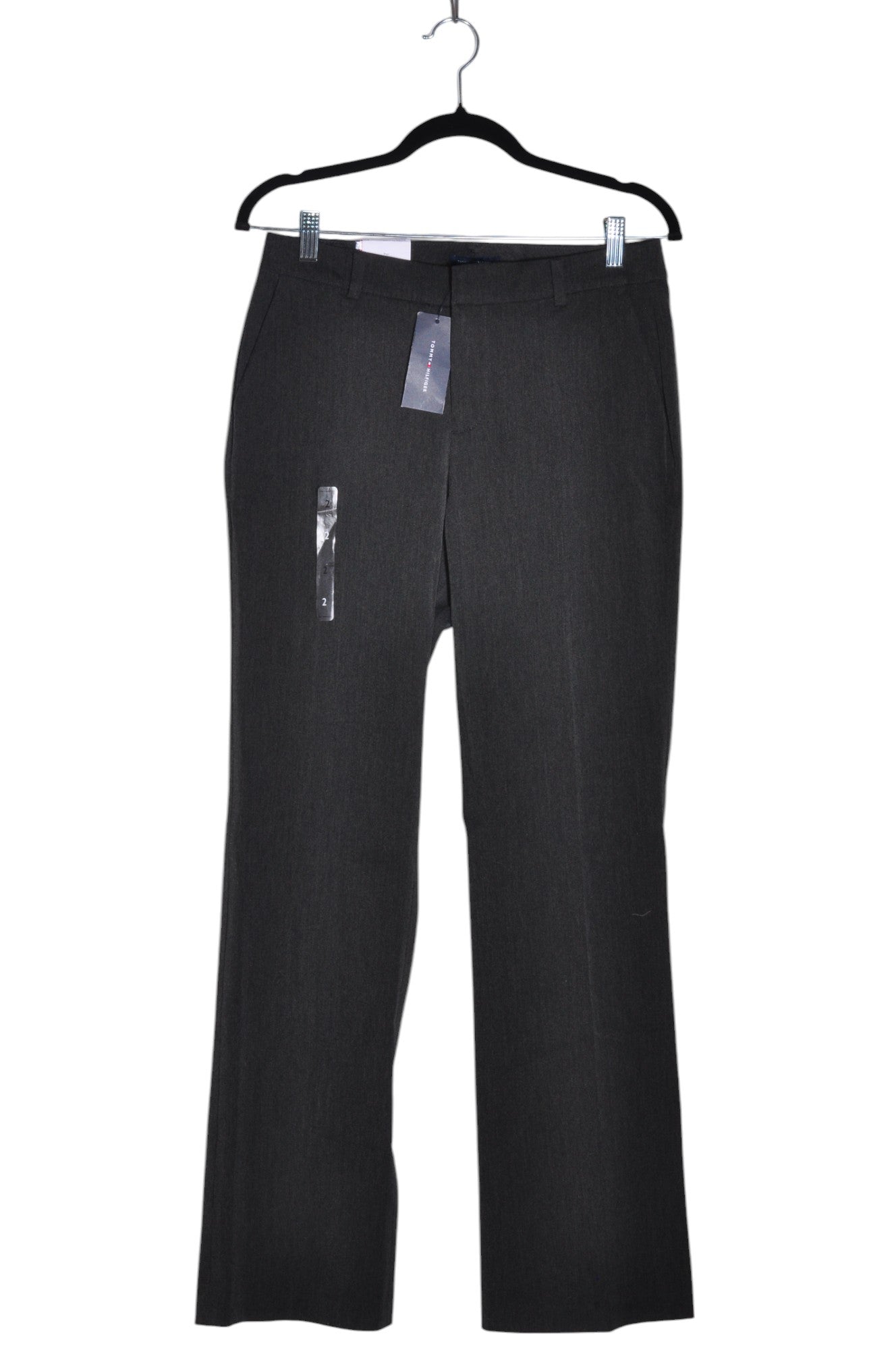 TOMMY HILFIGER Women Work Pants Regular fit in Gray - Size 2 | 21.29 $ KOOP