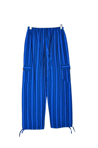 UNBRANDED Women Cargo Pants Regular fit in Blue - Size S | 14.99 $ KOOP