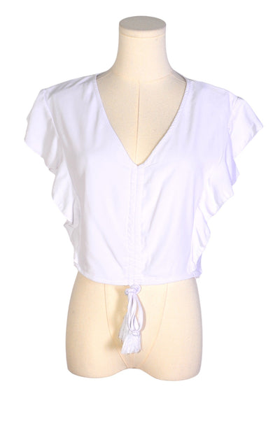 FOREVER 21 Women Blouses Regular fit in White - Size M | 9.99 $ KOOP