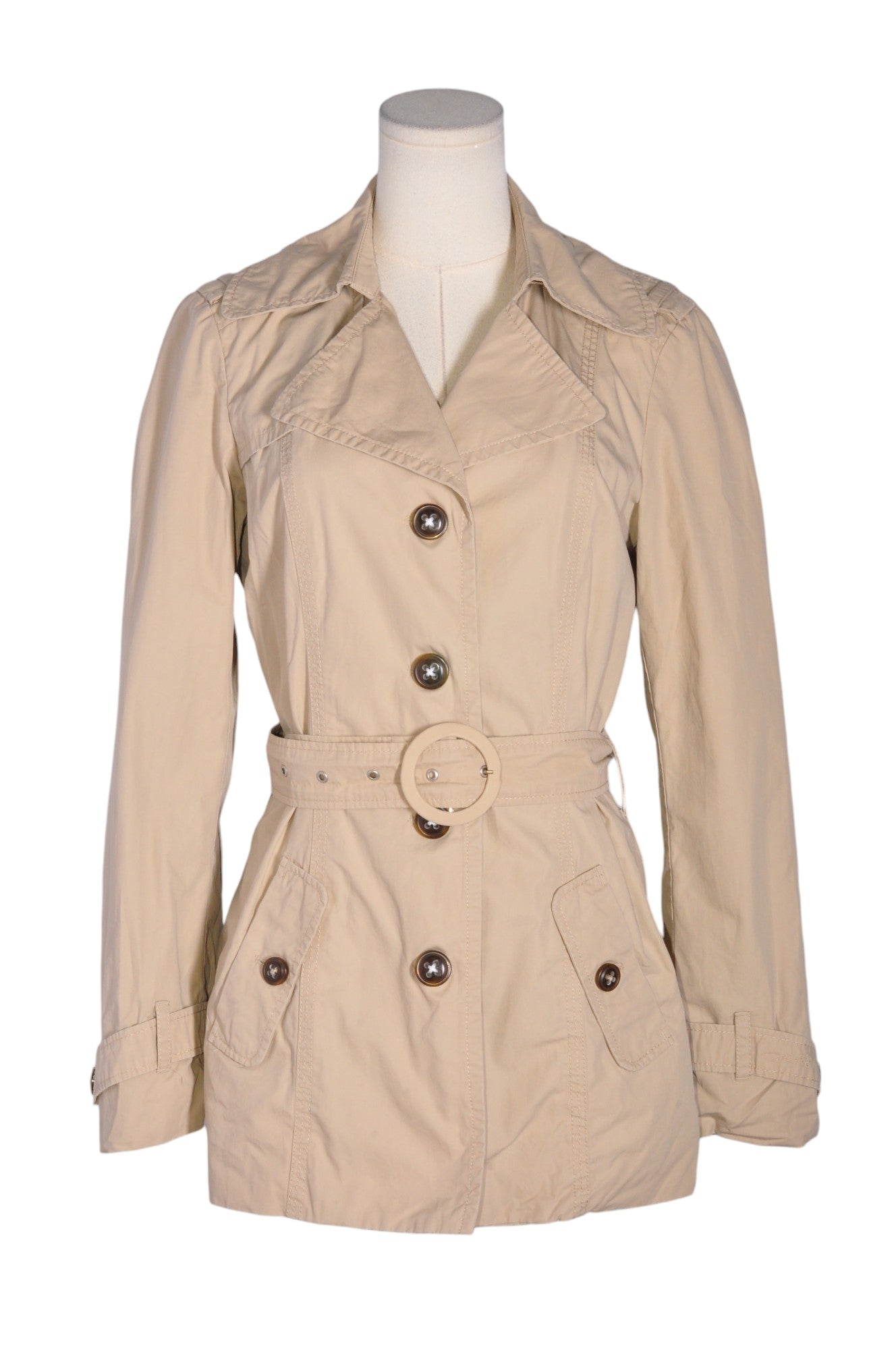 ESPRIT Women Trenchcoats Regular fit in Beige - Size 6 | 39.99 $ KOOP