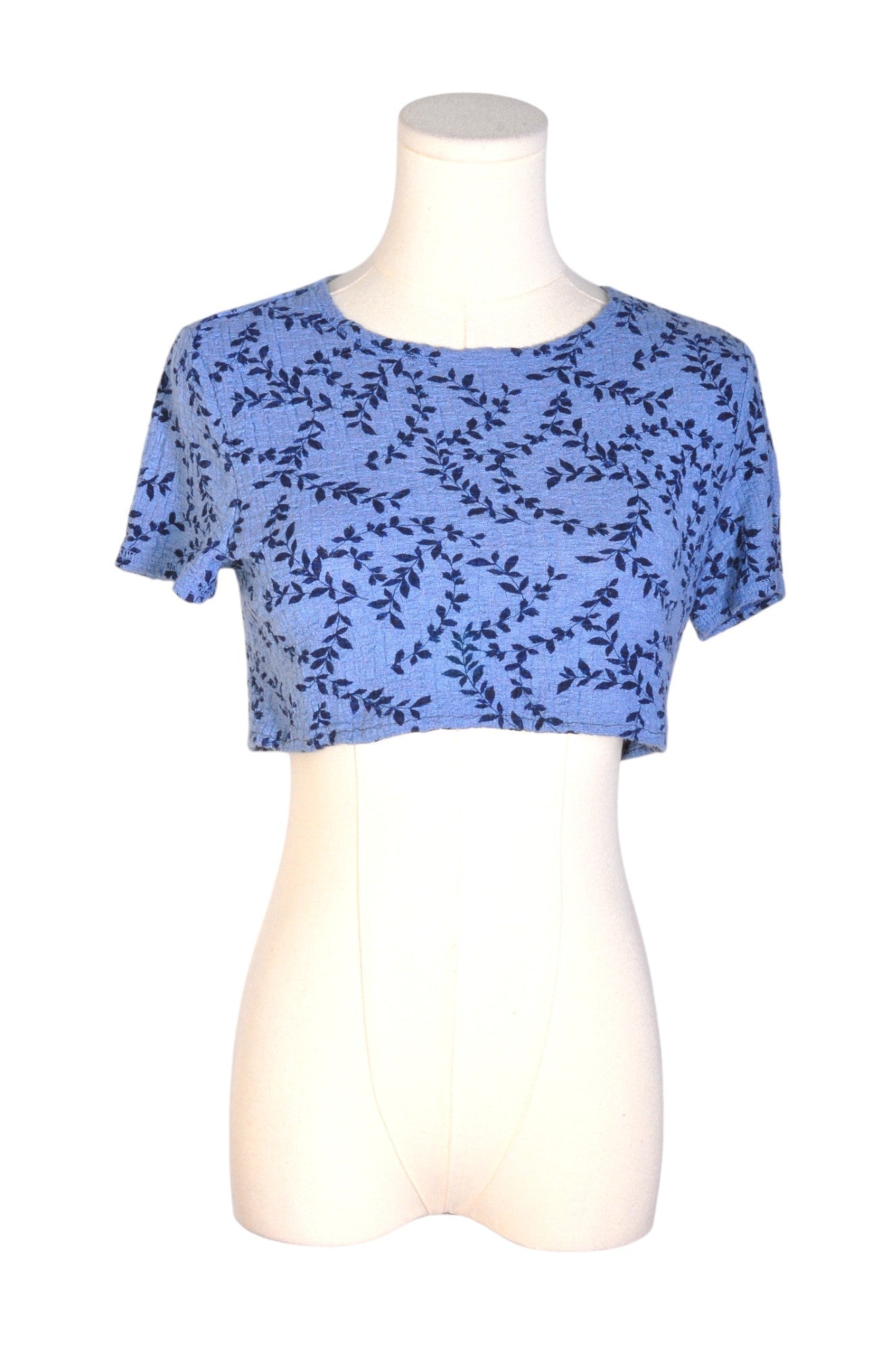 CROFT & BARROW Women Crop Tops Regular fit in Blue - Size S | 9.99 $ KOOP