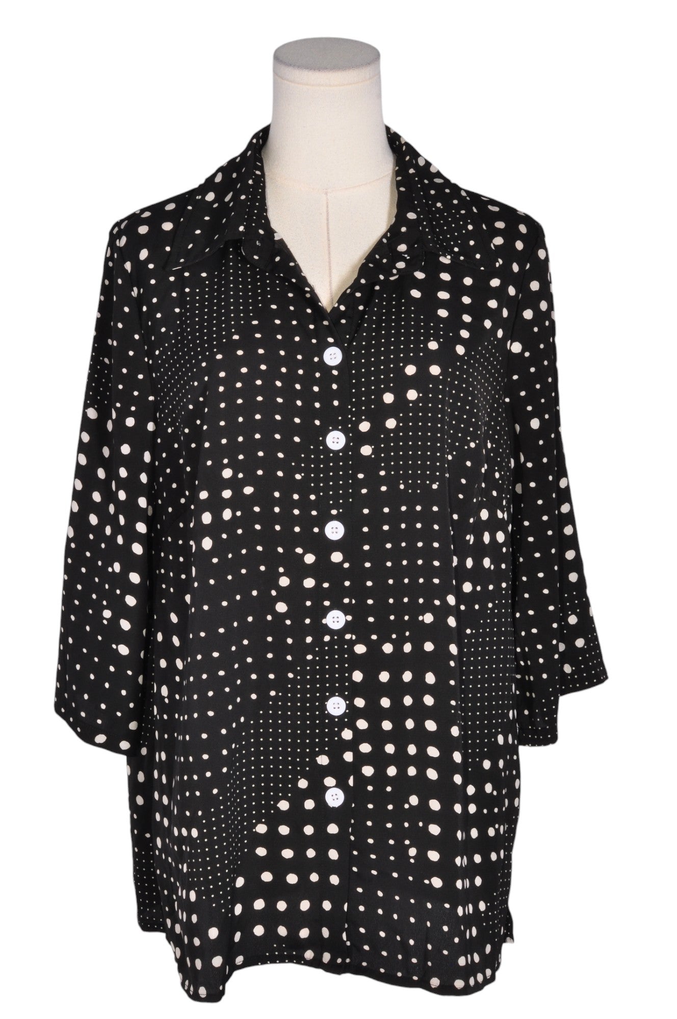 BLOOM CHIC Women Button Down Tops Regular fit in Black - Size 10 | 11.1 $ KOOP