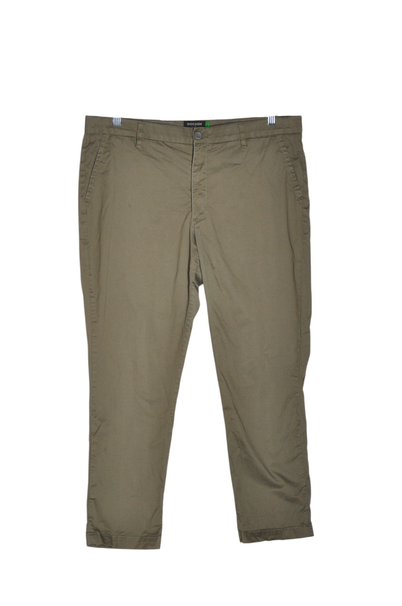DOCKERS Women Khaki Pants Regular fit in Green - Size 33 | 23.4 $ KOOP