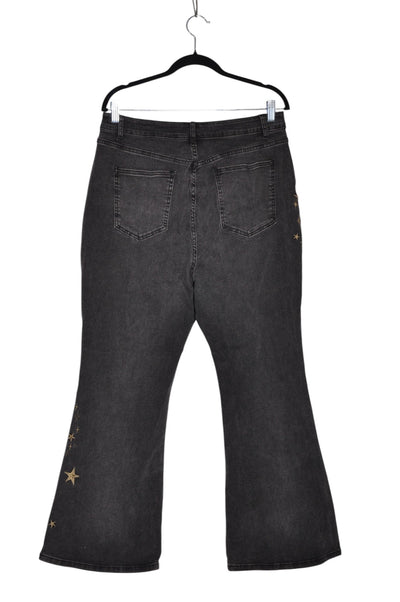 CIDER Women Flared Jeans Regular fit in Black - Size XL | 14.5 $ KOOP