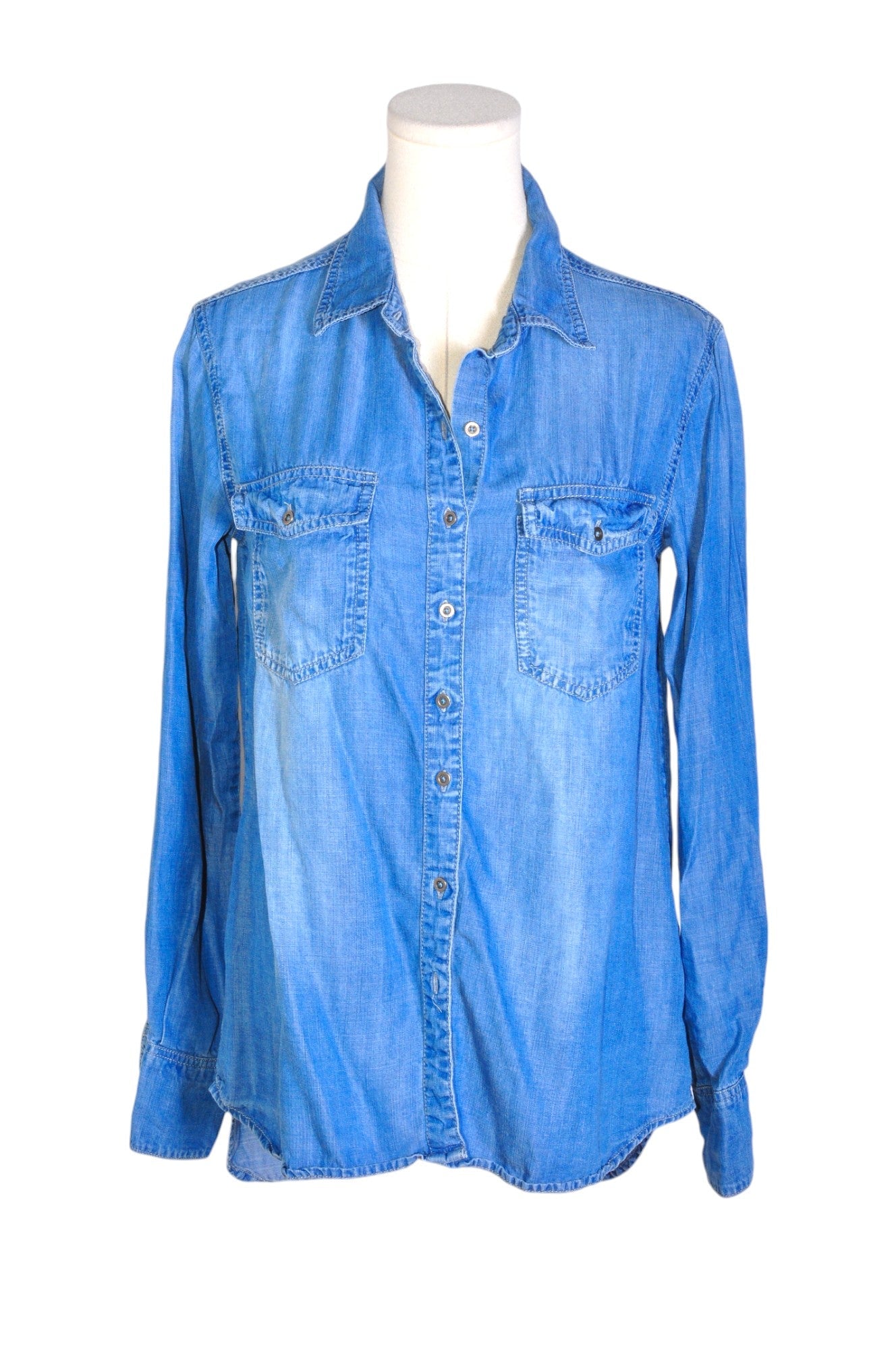 EMMA + JAMES Women Denim Tops Regular fit in Blue - Size S | 19.99 $ KOOP