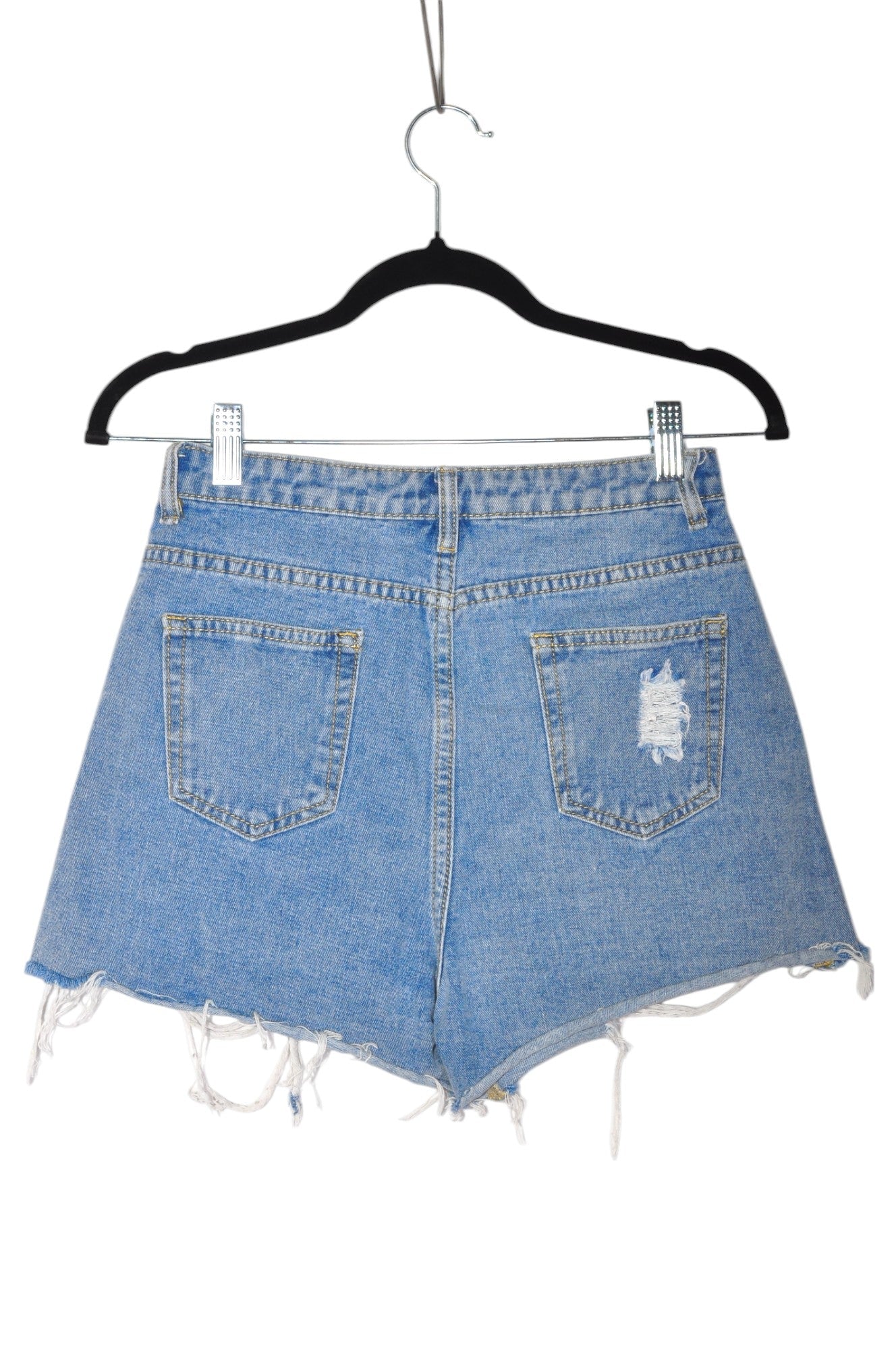 UNBRANDED Women Denim Shorts Regular fit in Blue - Size 4 | 12.3 $ KOOP