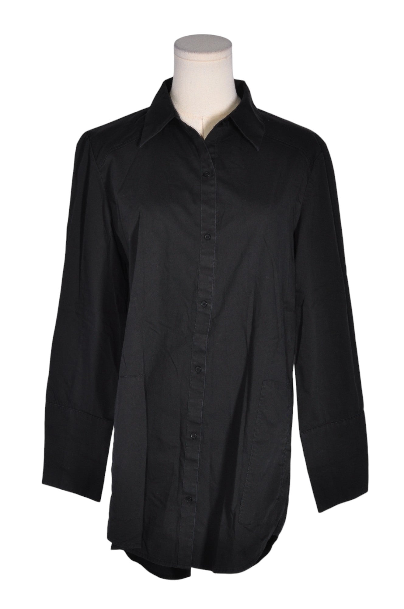 CHICO'S Women Button Down Tops Regular fit in Black - Size 1 | 27.5 $ KOOP