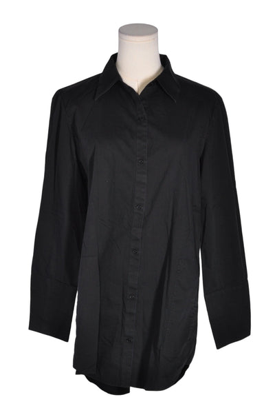 CHICO'S Women Button Down Tops Regular fit in Black - Size 1 | 27.5 $ KOOP