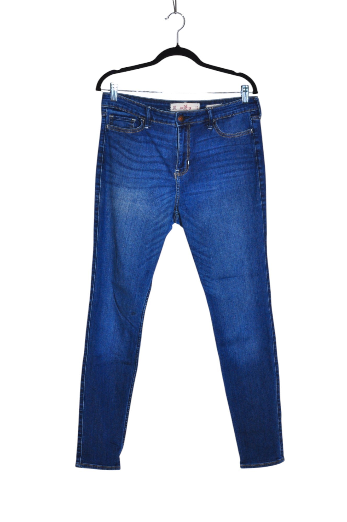 HOLLISTER Women Straight-Legged Jeans Regular fit in Blue - Size 31/30 | 15.95 $ KOOP