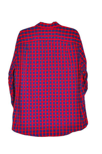 AMERICAN EAGLE Men Button Down Tops Regular fit in Red - Size XL | 18.99 $ KOOP