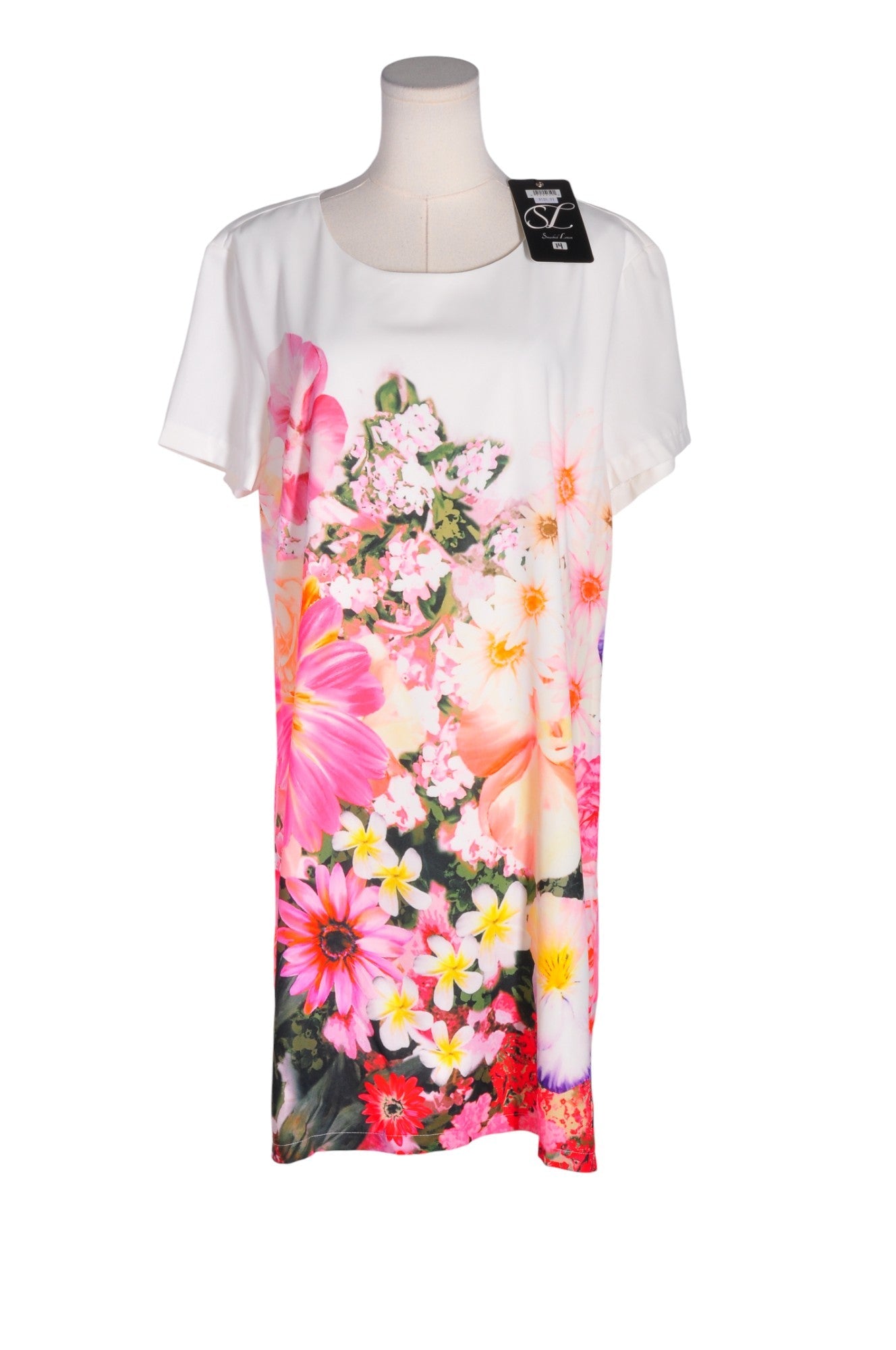 SMASHED LEMON Women Shift Dresses Regular fit in Pink - Size 14 | 32.29 $ KOOP