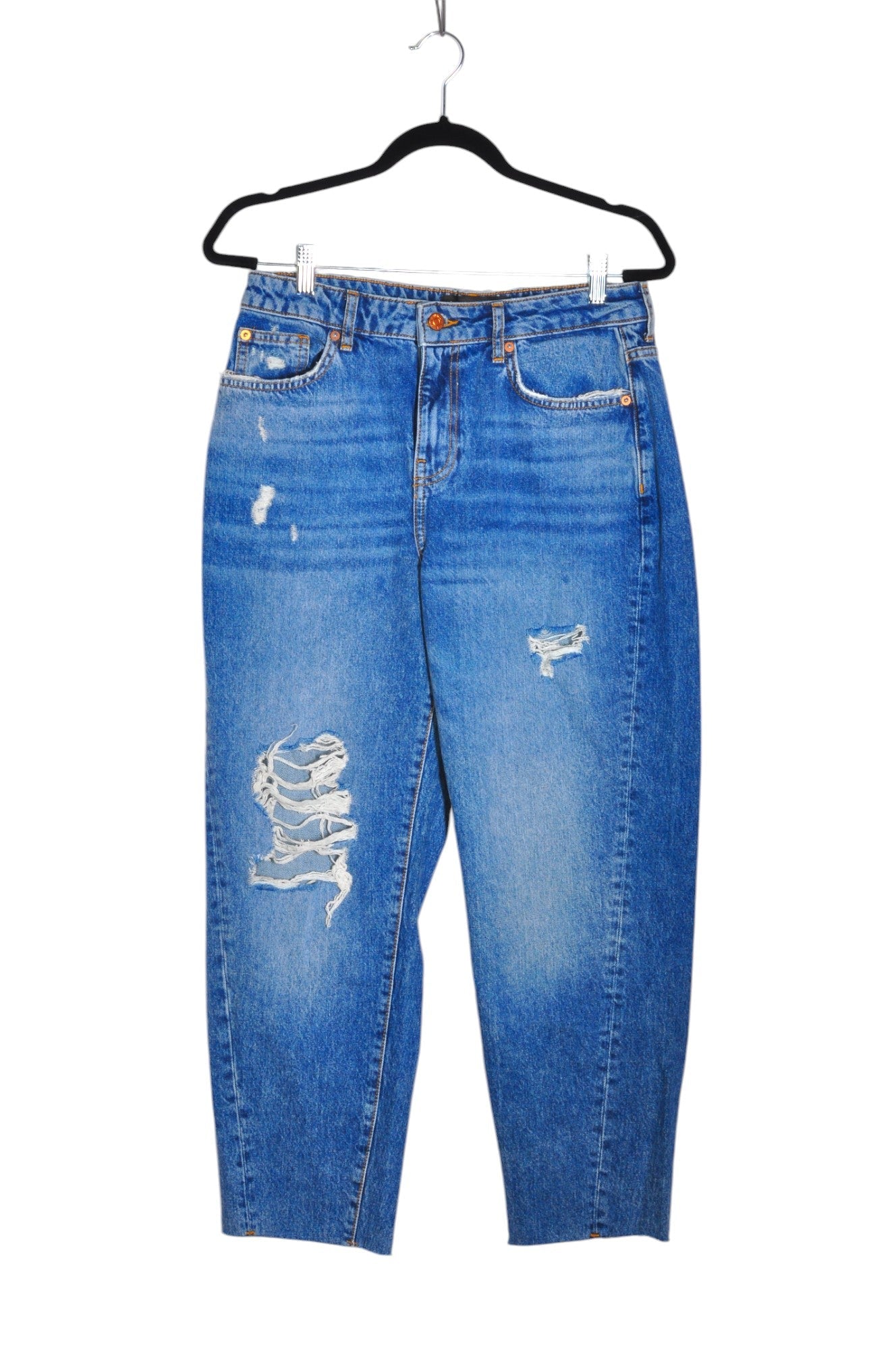 UNBRANDED Women Straight-Legged Jeans Regular fit in Blue - Size 28x30 | 14.99 $ KOOP