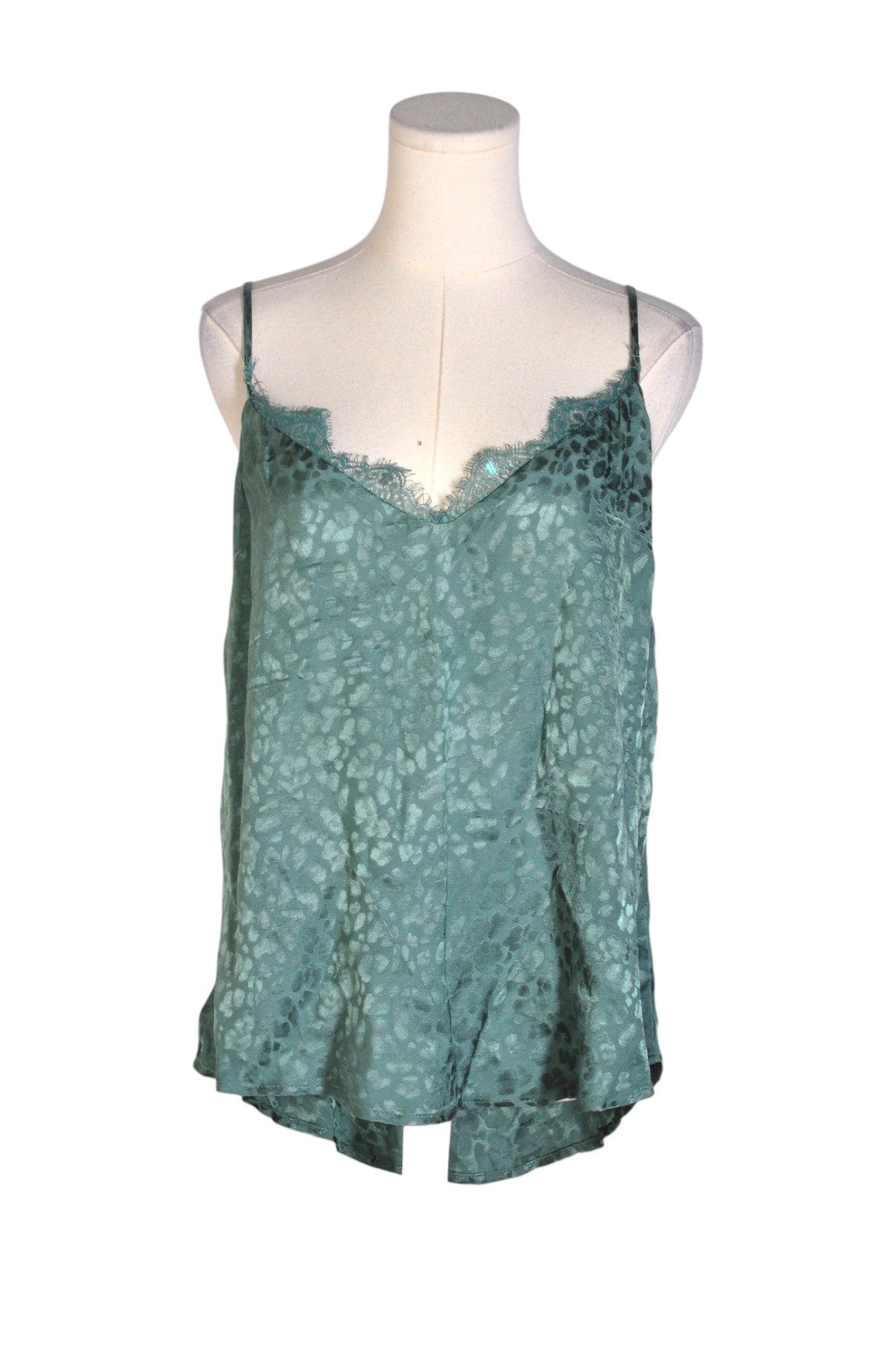 DYNAMITE Women Silk Tops Regular fit in Green - Size L | 9.99 $ KOOP