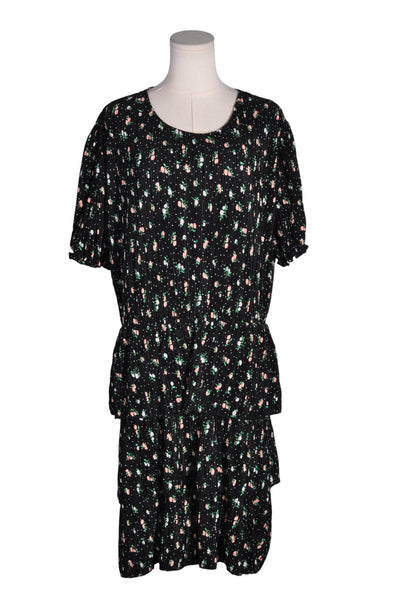H&M Women Midi Dresses Regular fit in Black - Size XL | 14.29 $ KOOP