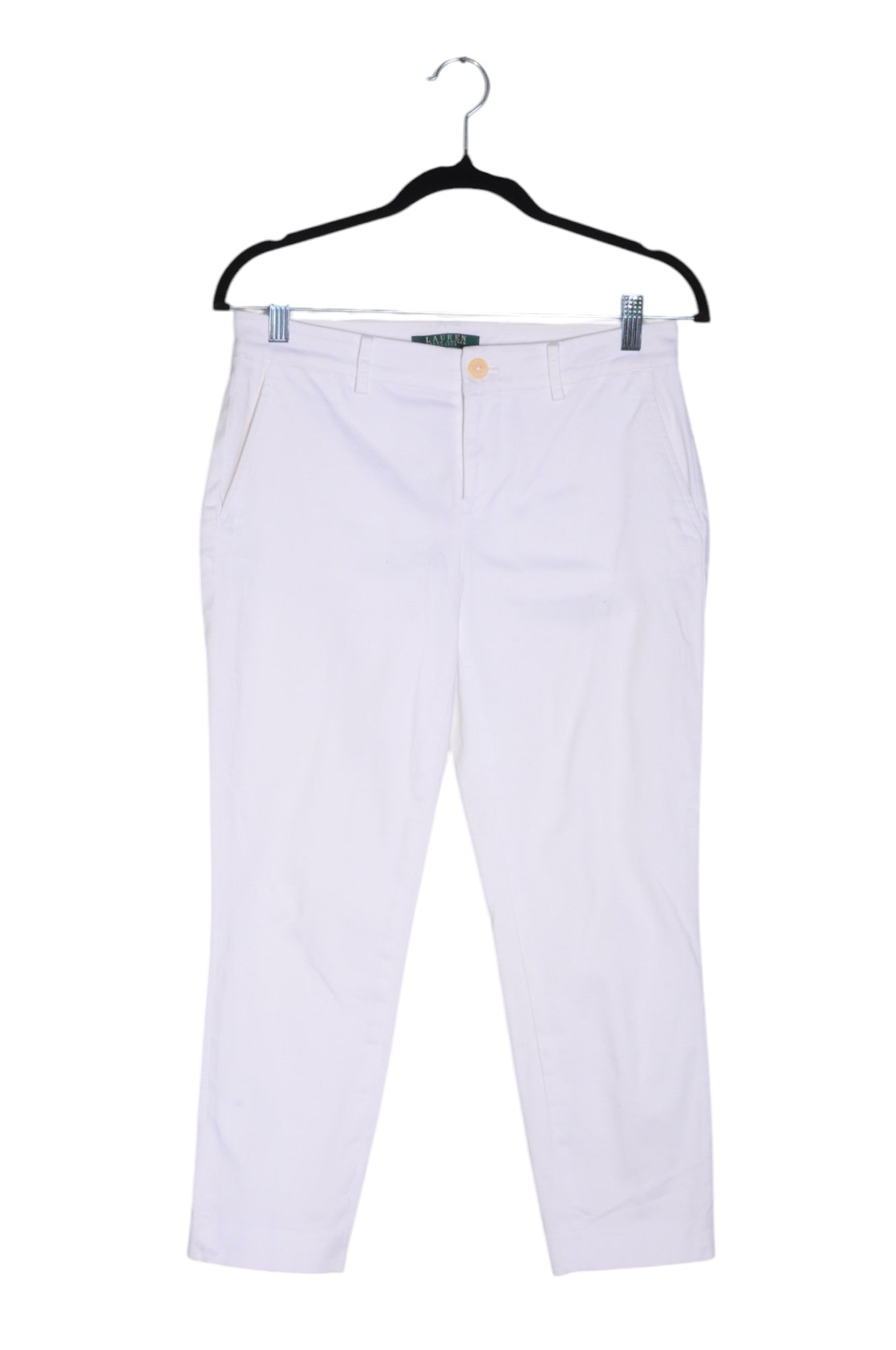 RALPH LAUREN Women Straight-Legged Jeans Regular fit in White - Size S | 43.56 $ KOOP