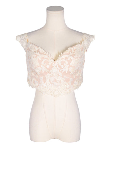 UNBRANDED Women Crop Tops Regular fit in White - Size L | 22.3 $ KOOP