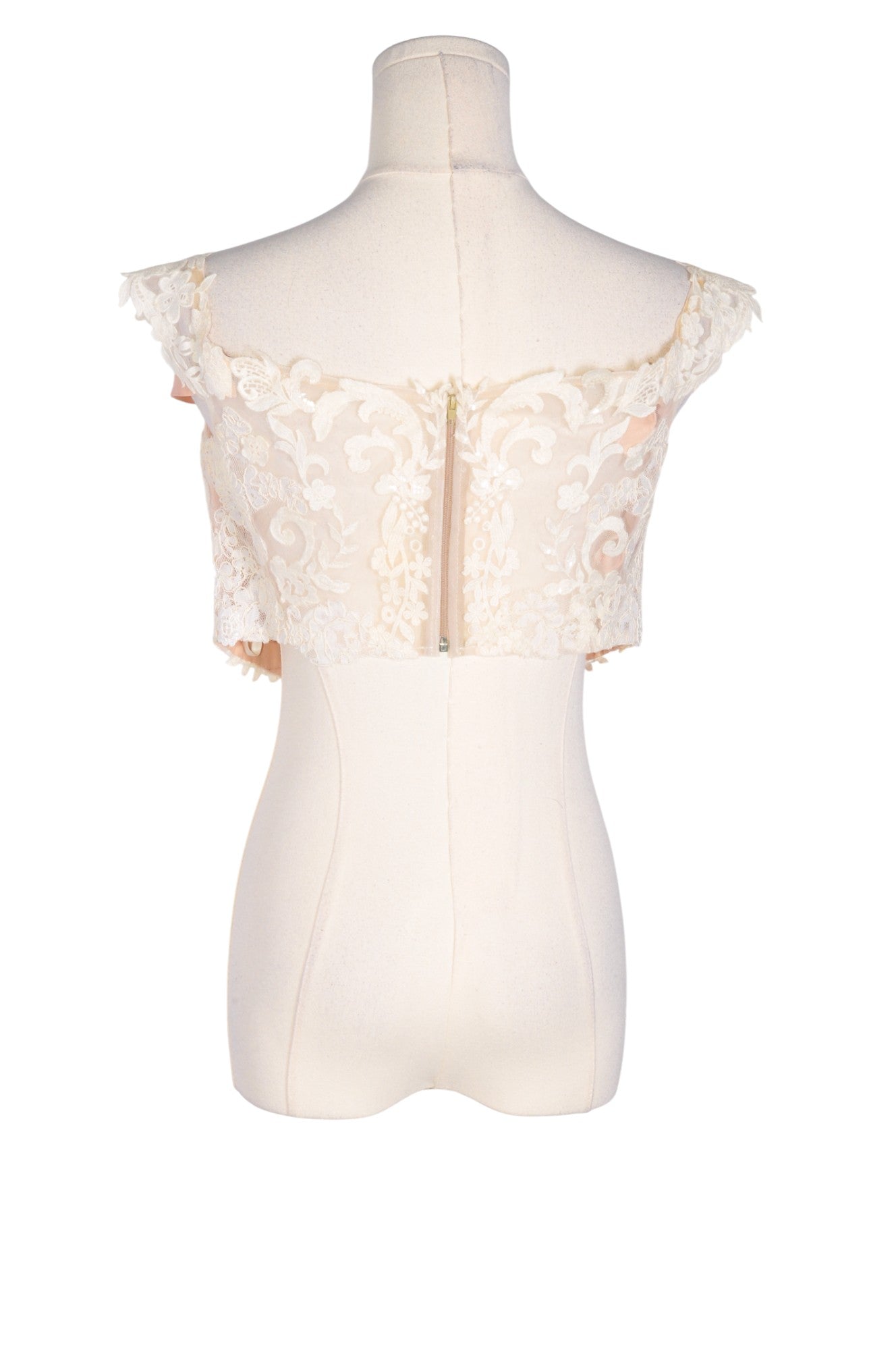 UNBRANDED Women Crop Tops Regular fit in White - Size L | 22.3 $ KOOP