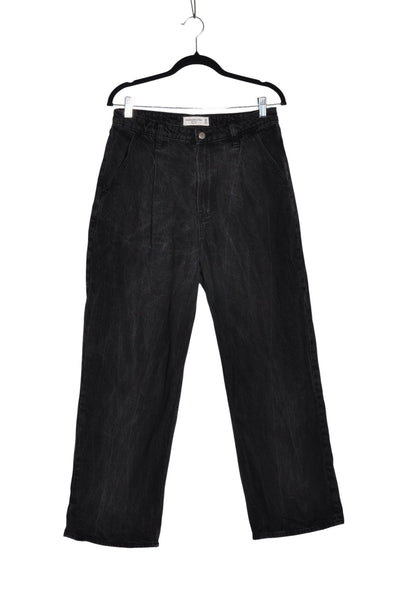 ABERCROMBIE & FITCH Women Wide Legs Jeans Regular fit in Black - Size 30 | 29.99 $ KOOP