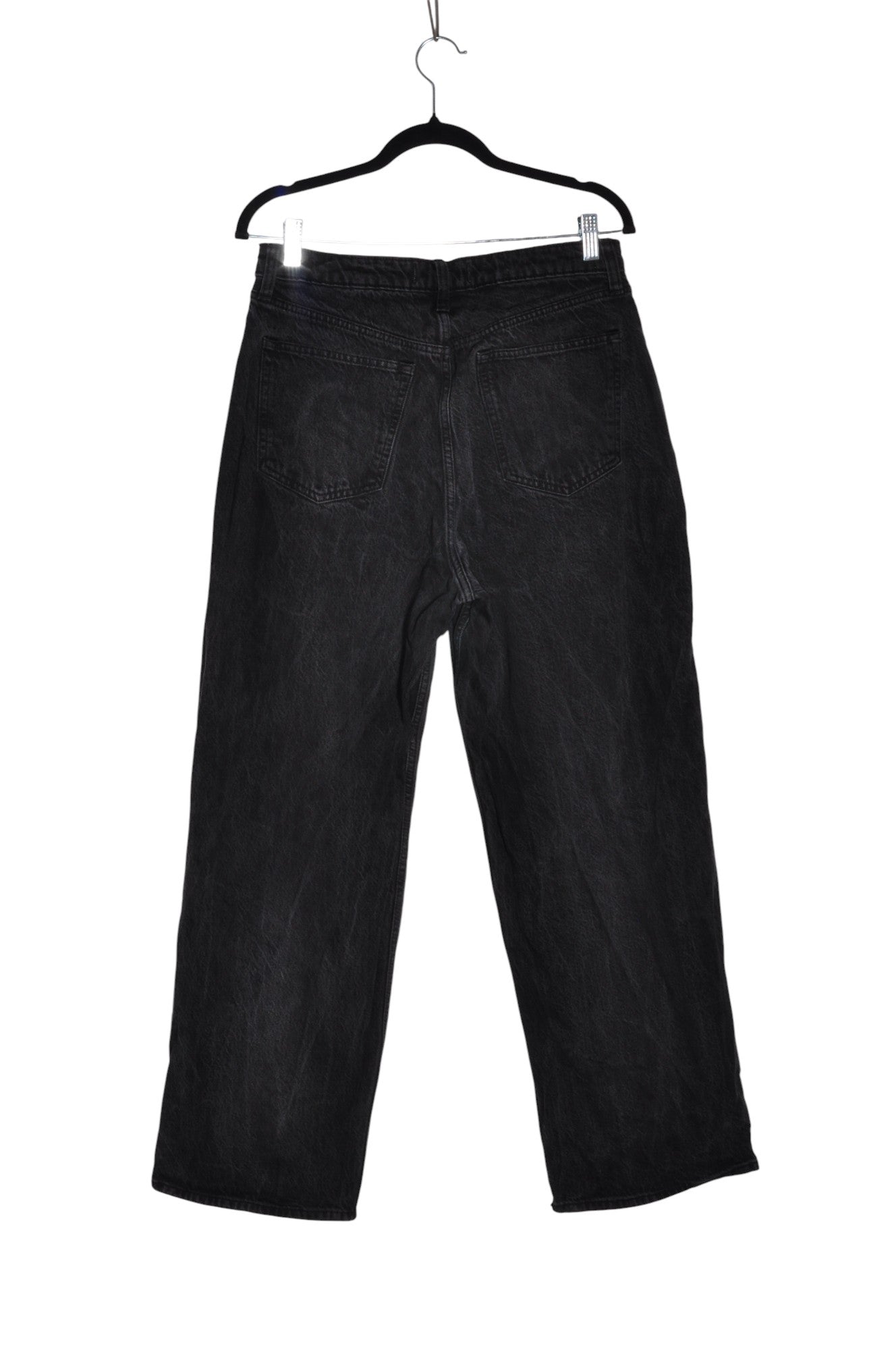 ABERCROMBIE & FITCH Women Wide Legs Jeans Regular fit in Black - Size 30 | 29.99 $ KOOP