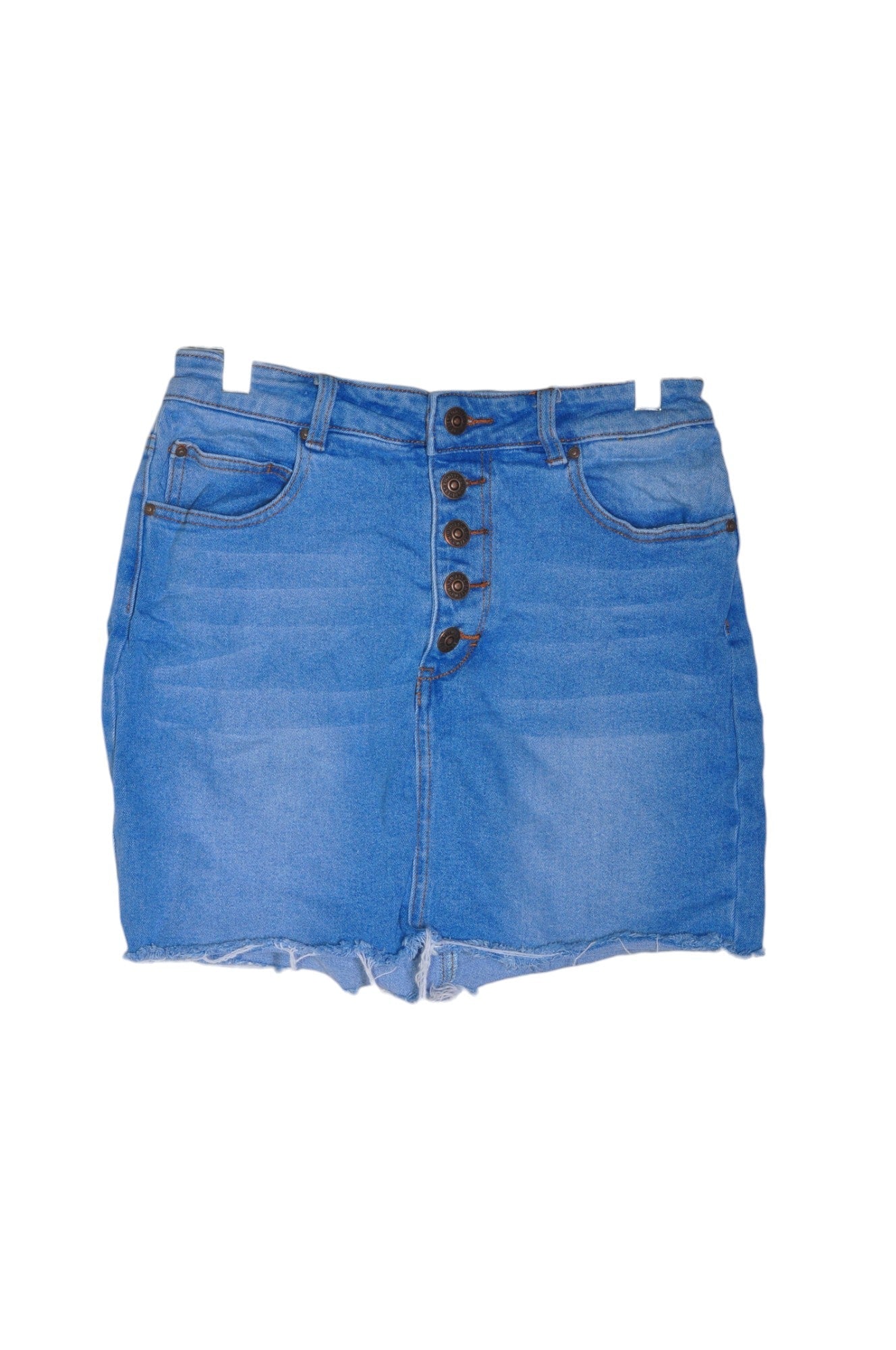 ARDENE Women Denim Shorts Regular fit in Blue - Size 7 | 10.99 $ KOOP