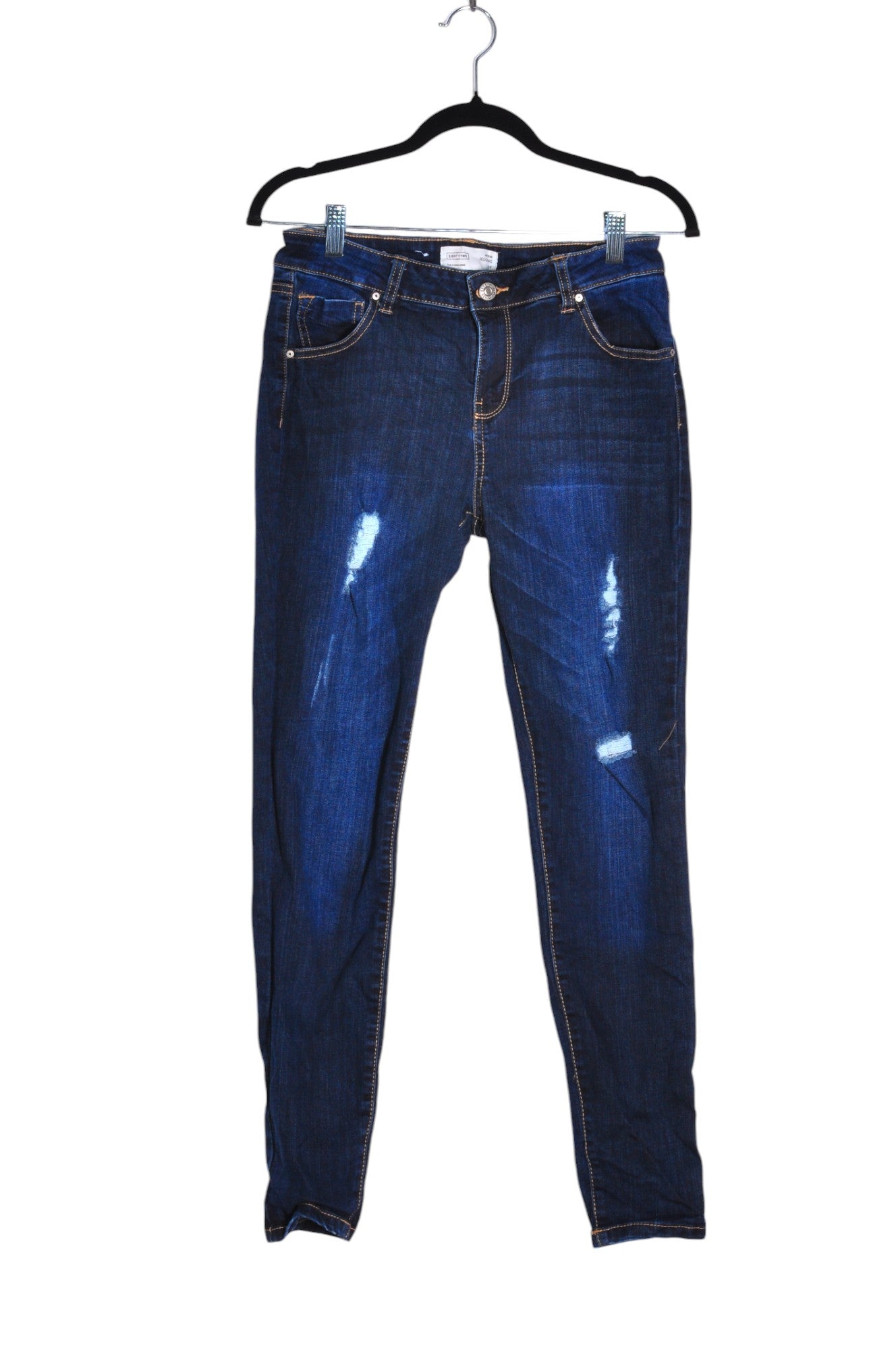 ARDENE Women Straight-Legged Jeans Regular fit in Blue - Size 9 | 14.49 $ KOOP