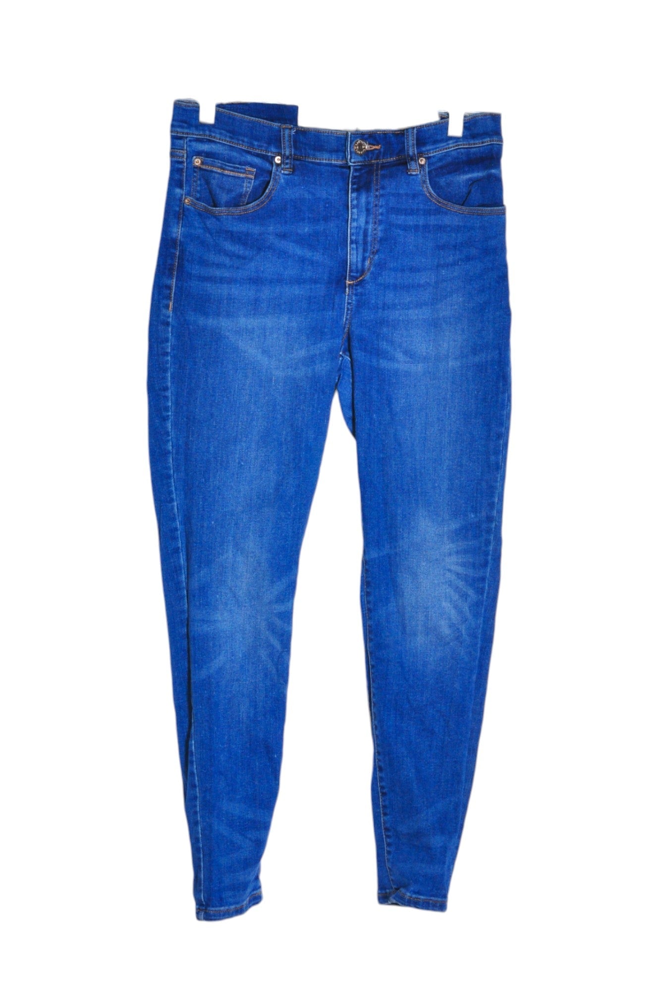 GARAGE Women Straight-Legged Jeans Regular fit in Blue - Size 11 | 13.2 $ KOOP