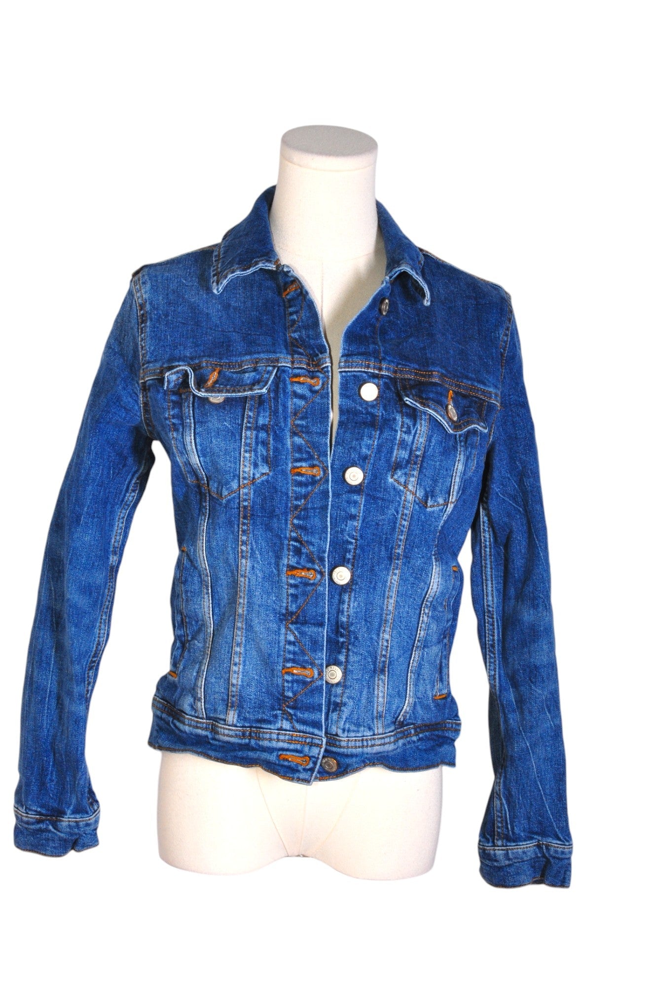 OLD NAVY Women Denim Jackets Regular fit in Blue - Size M | 17.89 $ KOOP