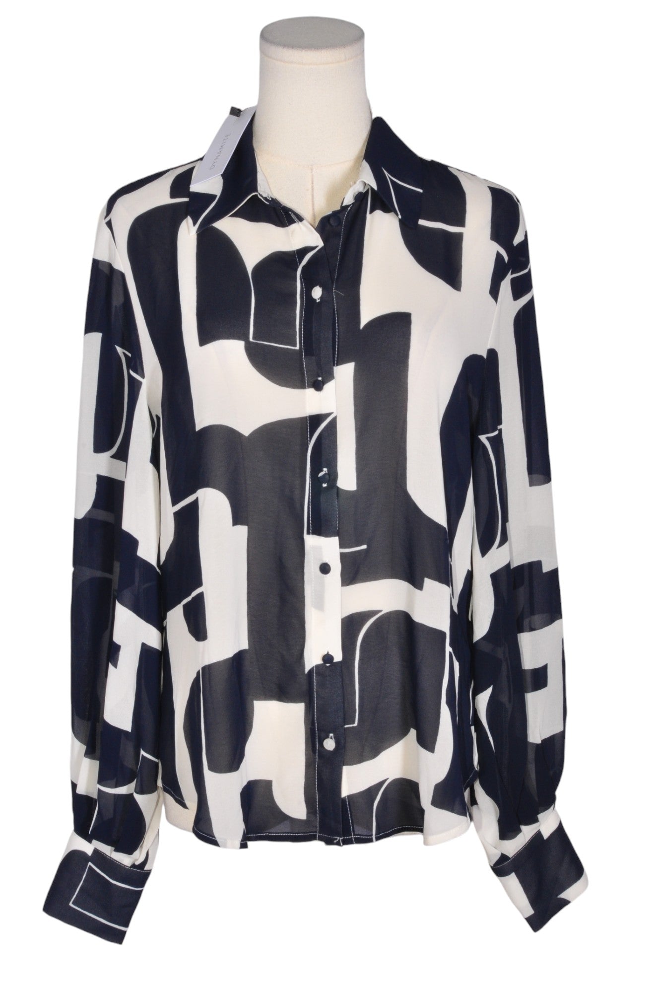 DYNAMITE Women Button Down Tops Regular fit in Blue - Size S | 14.35 $ KOOP