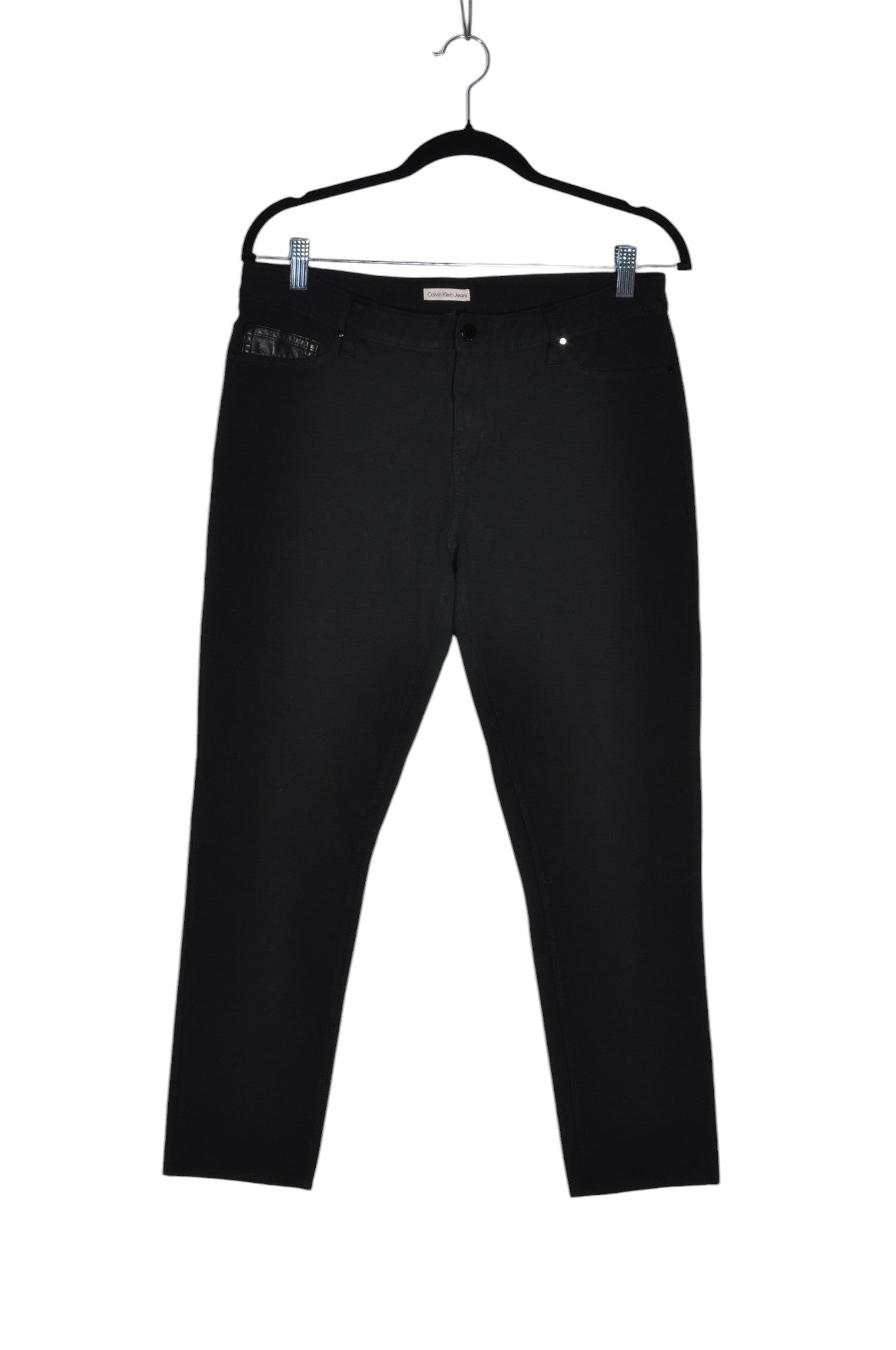 CALVIN KLEIN Women Work Pants Regular fit in Black - Size 10 | 27.8 $ KOOP