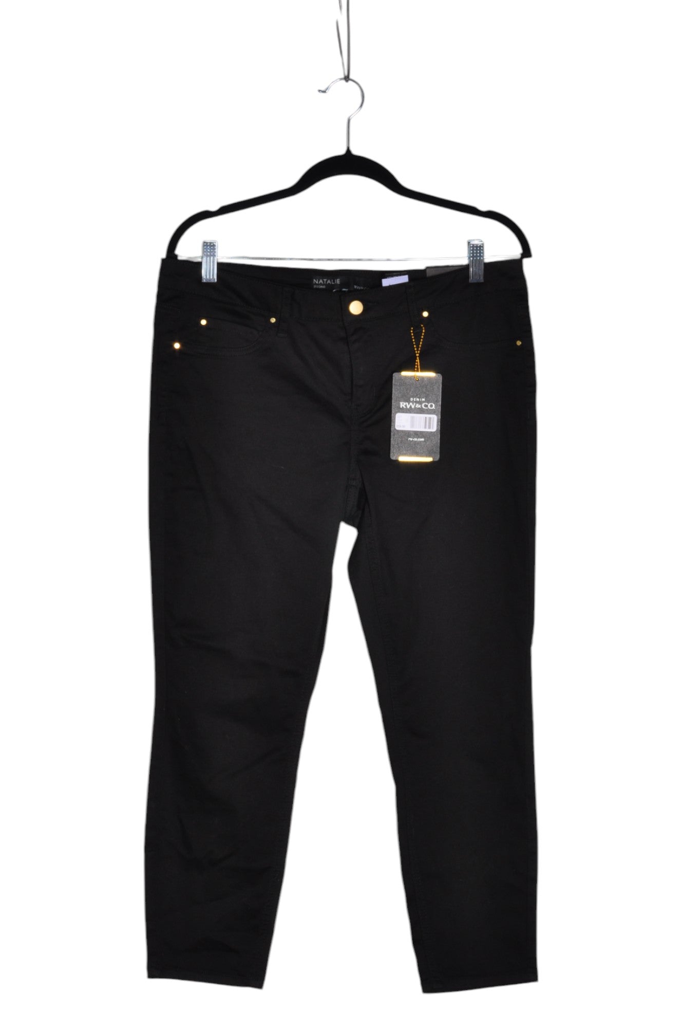 RW&CO Women Work Pants Regular fit in Black - Size L | 17.29 $ KOOP