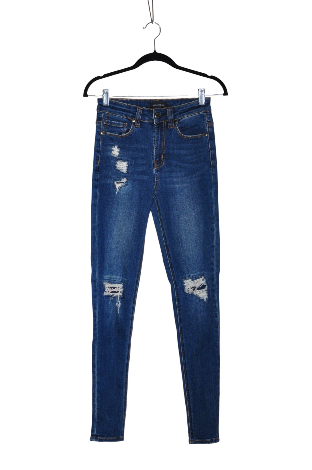 WAREHOUSE ONE Women Skinny Jeans Regular fit in Blue - Size 26 | 19.99 $ KOOP